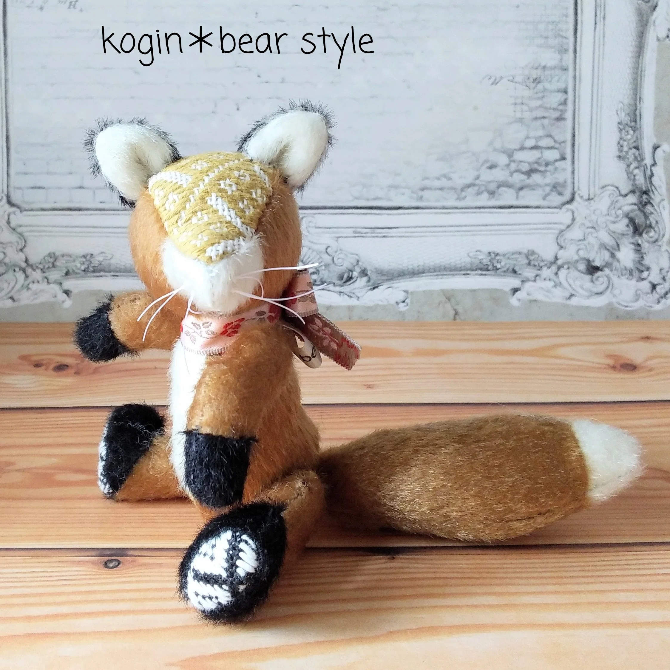 魔法使いキツネさん アーティストベア 海外作家様 ハンドメイド
