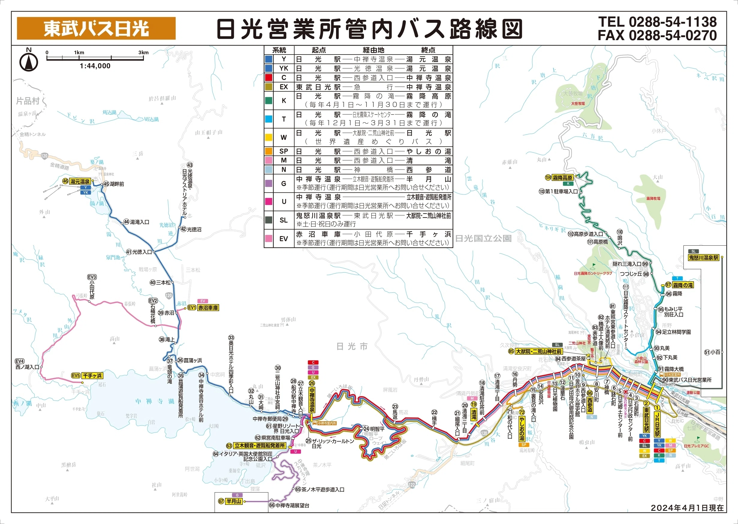 東武バス時刻表｜奥日光観光事業振興会