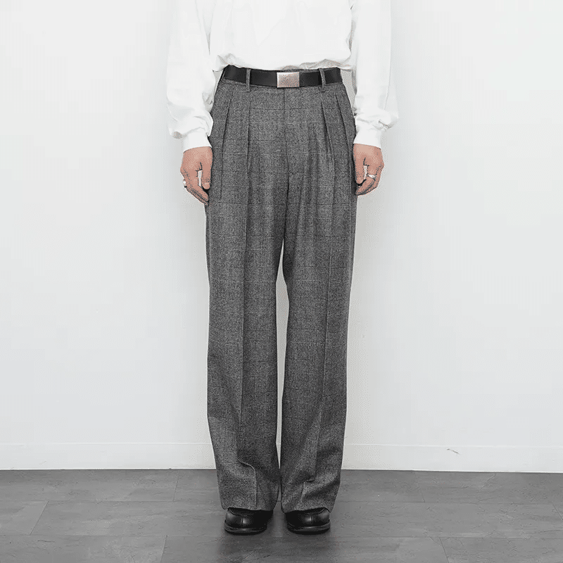 大人のためのチェックパンツ」【NIKKI ESSENTIAL PIECES】 のWO/CA