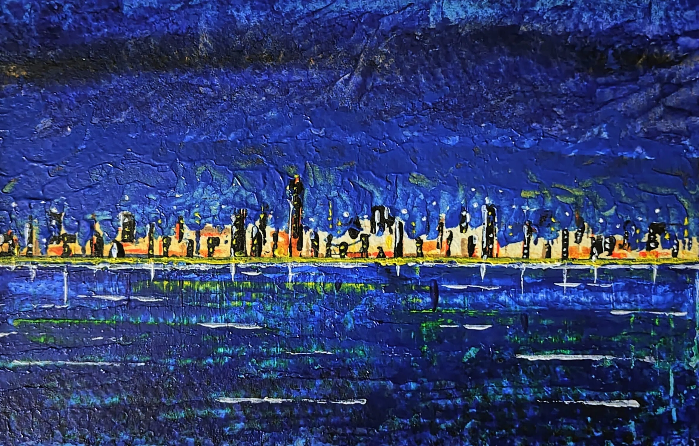 海岸通り夜景」｜art_hiroaki 工房