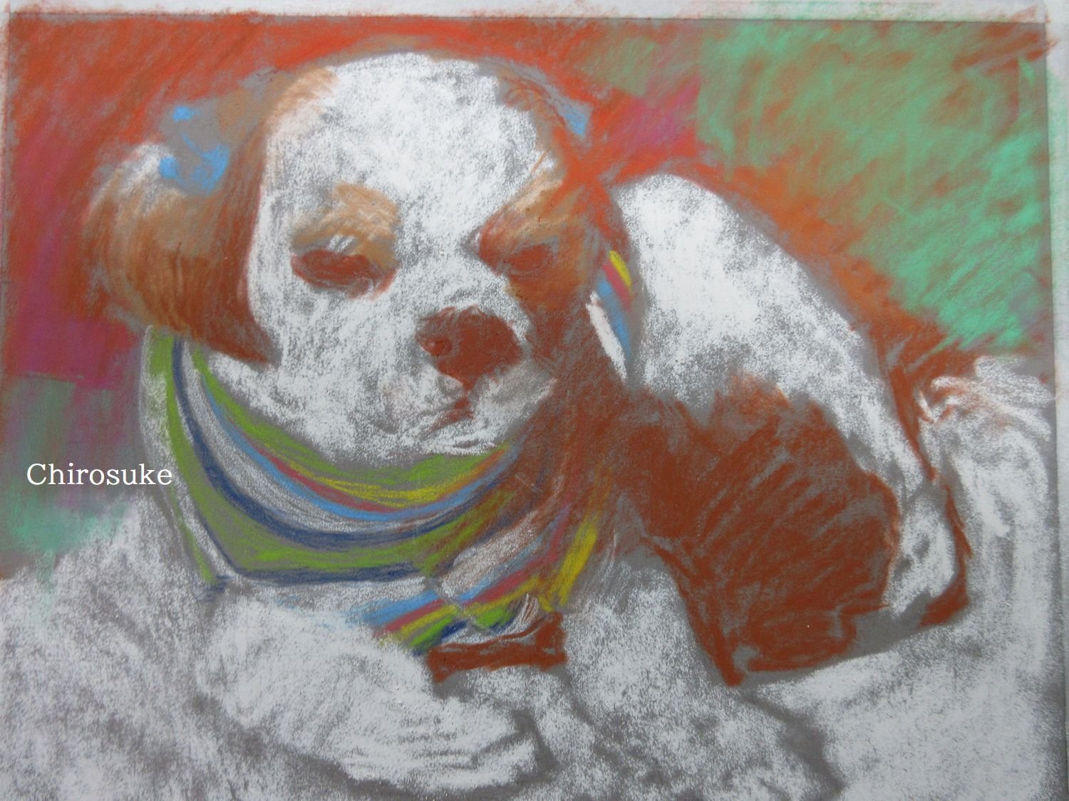 パステル画 メイキング｜ちろ