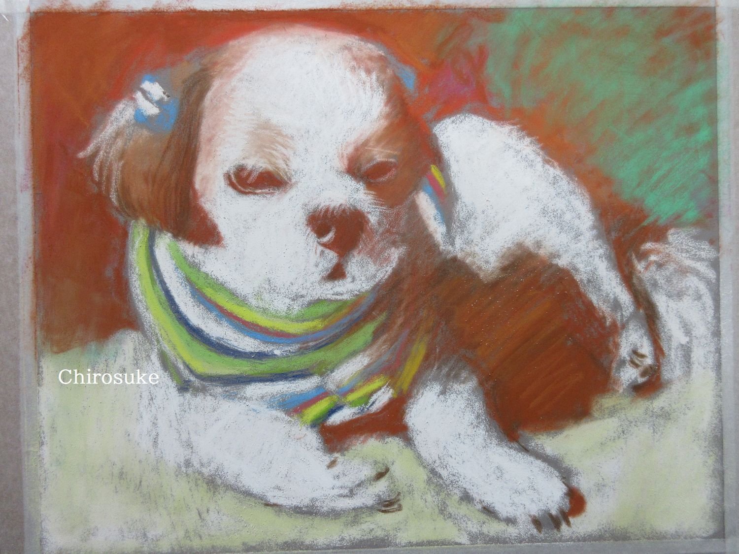 パステル画 メイキング｜ちろ