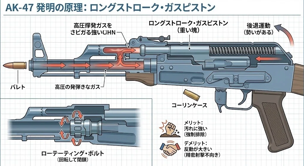 泥と氷の中で、なぜそれは動き続けるのか。「AK-47」カラシニコフの