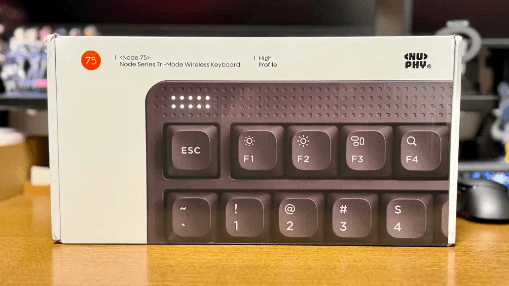 【新作・未使用】NuPhy Node 75 Low-Profile キーボード NuPhy、ロープロファイル＆レトロデザインでワイヤレスの75