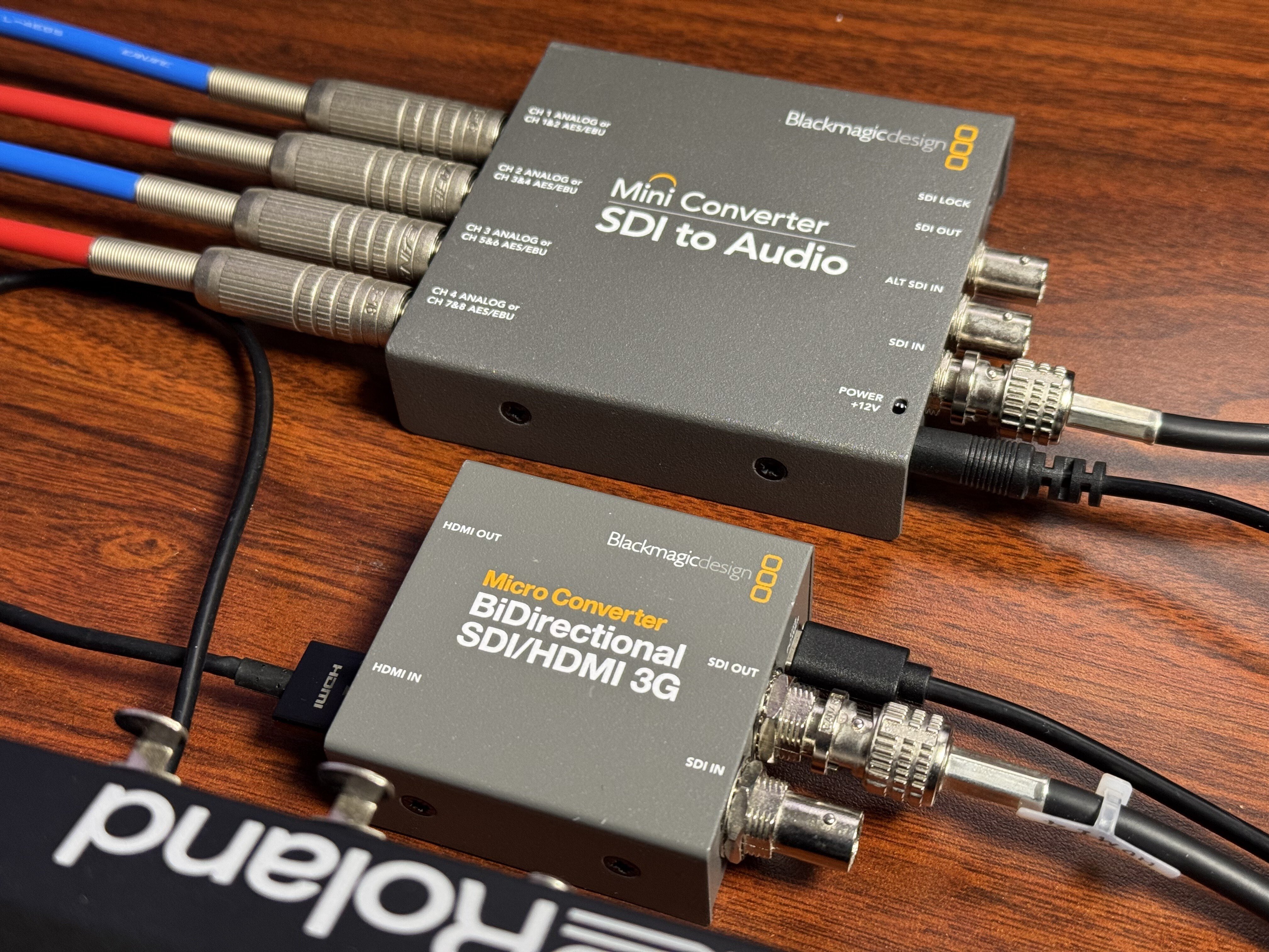 HDMI/SDIのエンベデッド音声を活用して、パソコン音声の会場PAへの送り