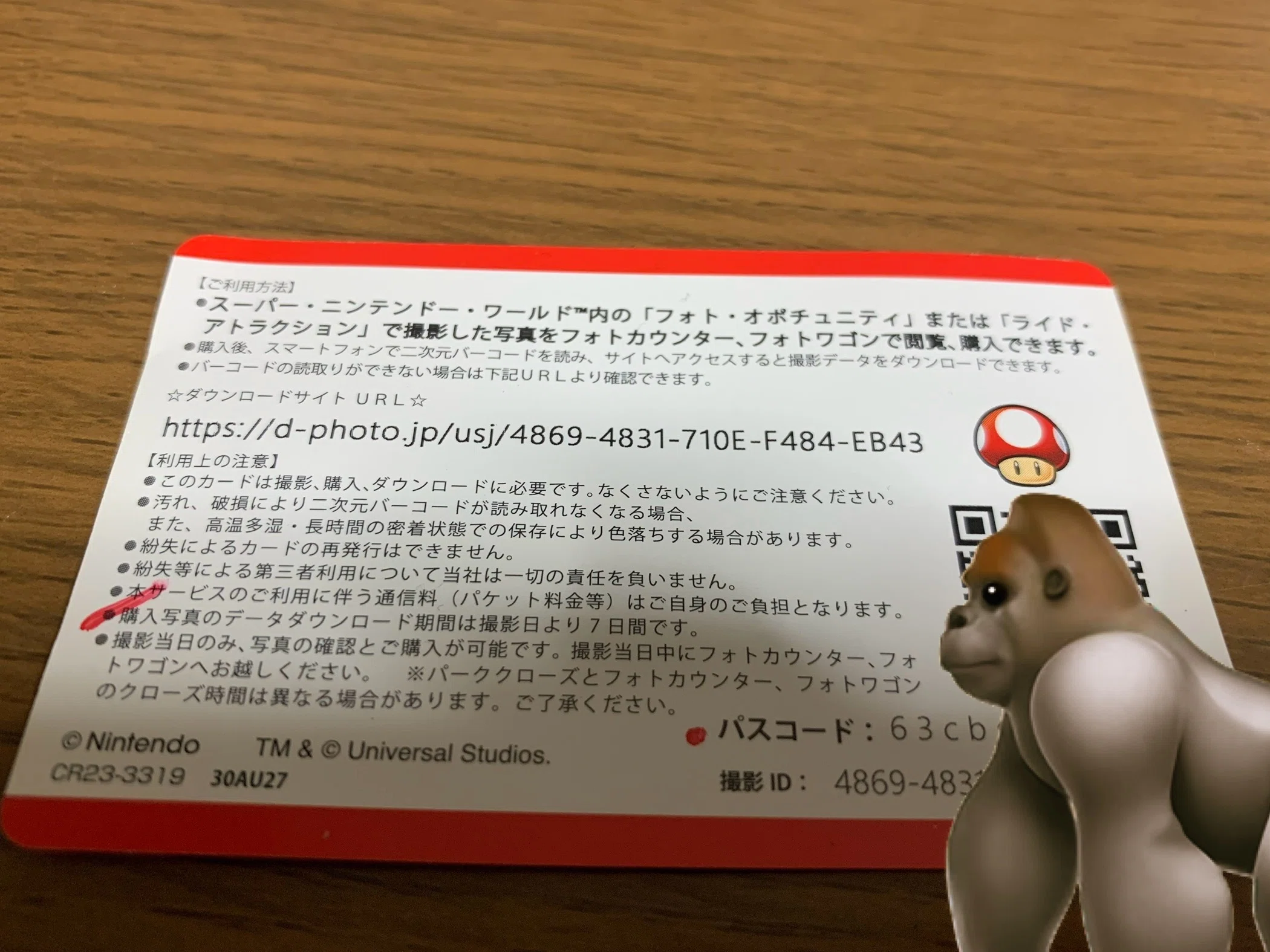 DK現る】初USJニンテンドーワールドでドンキーコングと一緒に写真