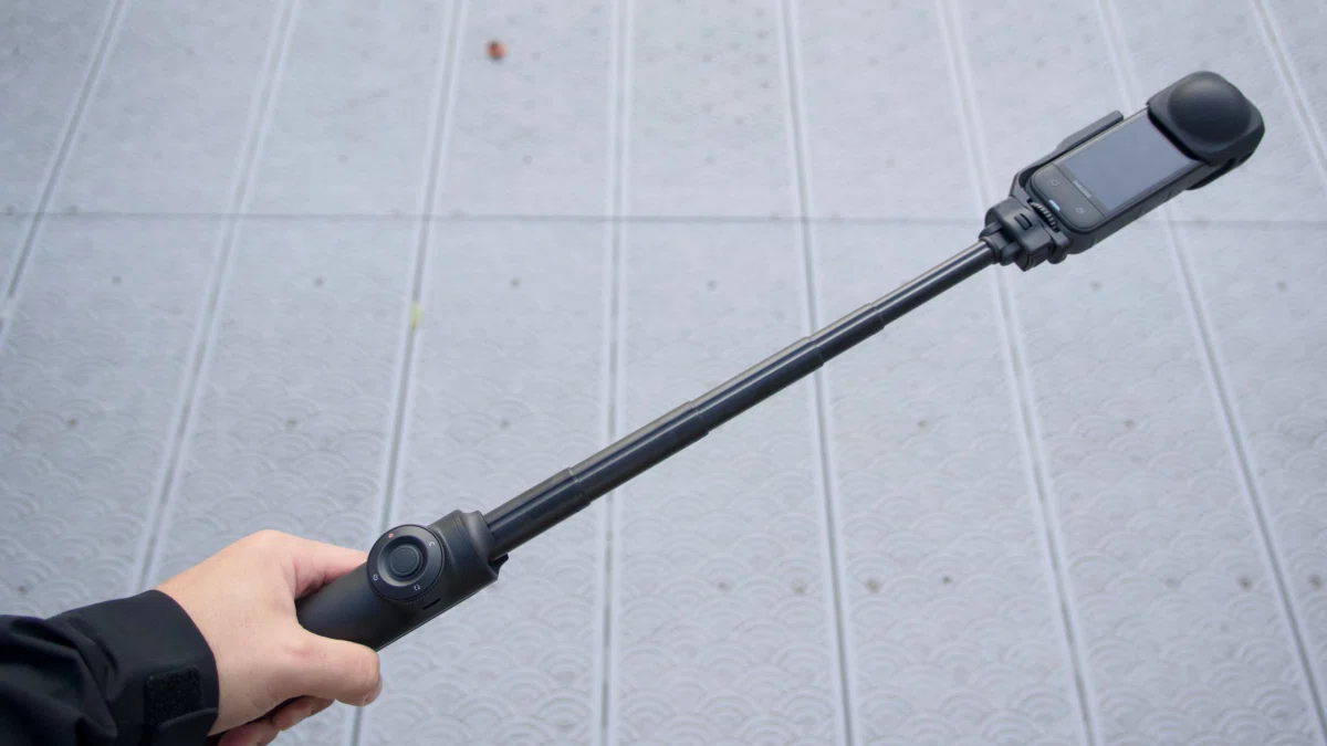 Insta360 X5に新しく追加されたアクセサリー、フリーフレーム自撮り棒