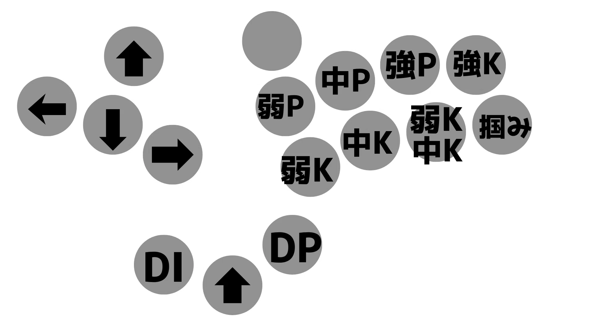 マノン　レバーレス　アケコン スト6のレバーレスボタン配置クラッシックマノン用を考えてみた