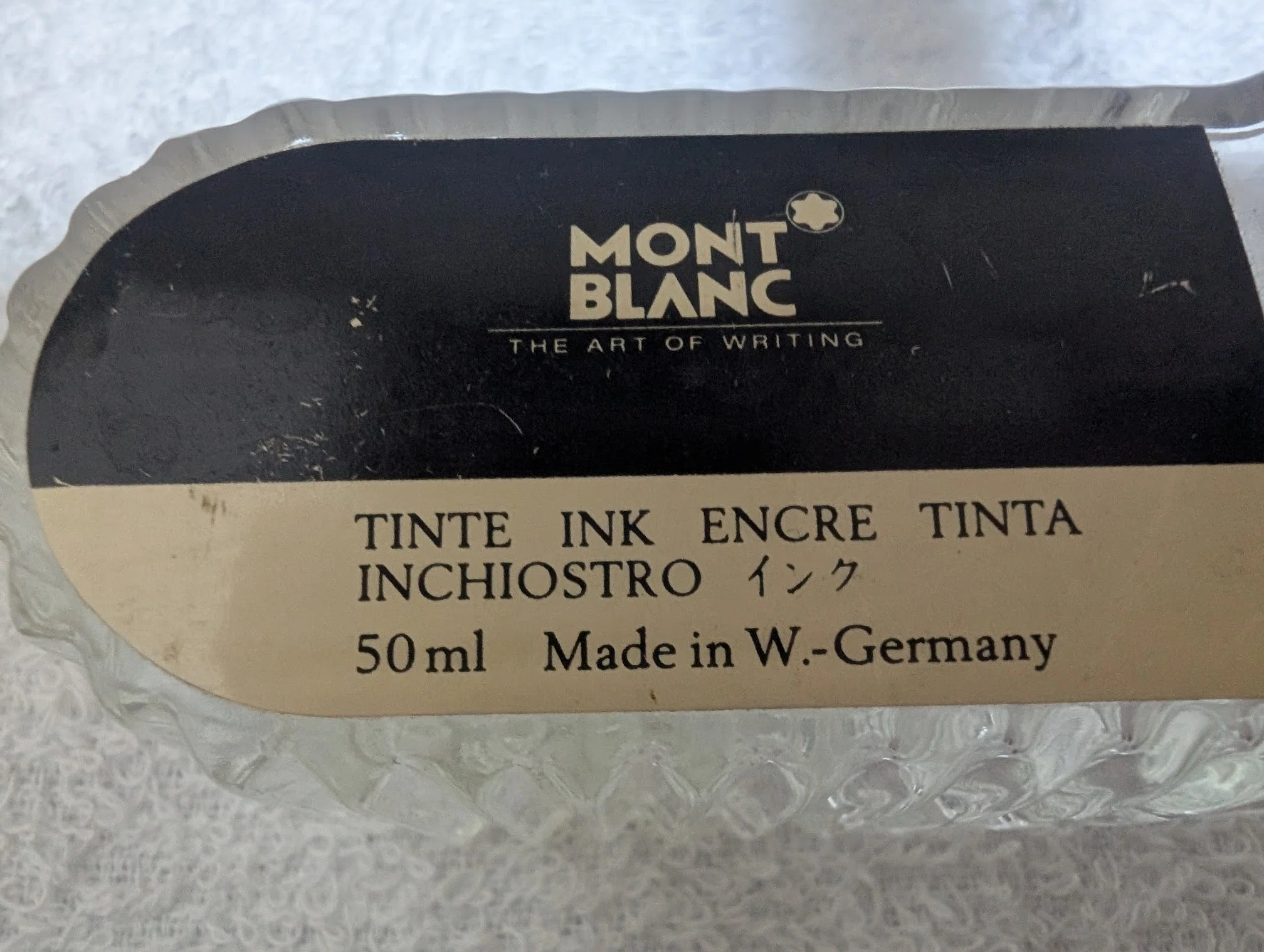 MONT BLANC 万年筆とインクセット 50ml W. Germany製 MONT BLANC