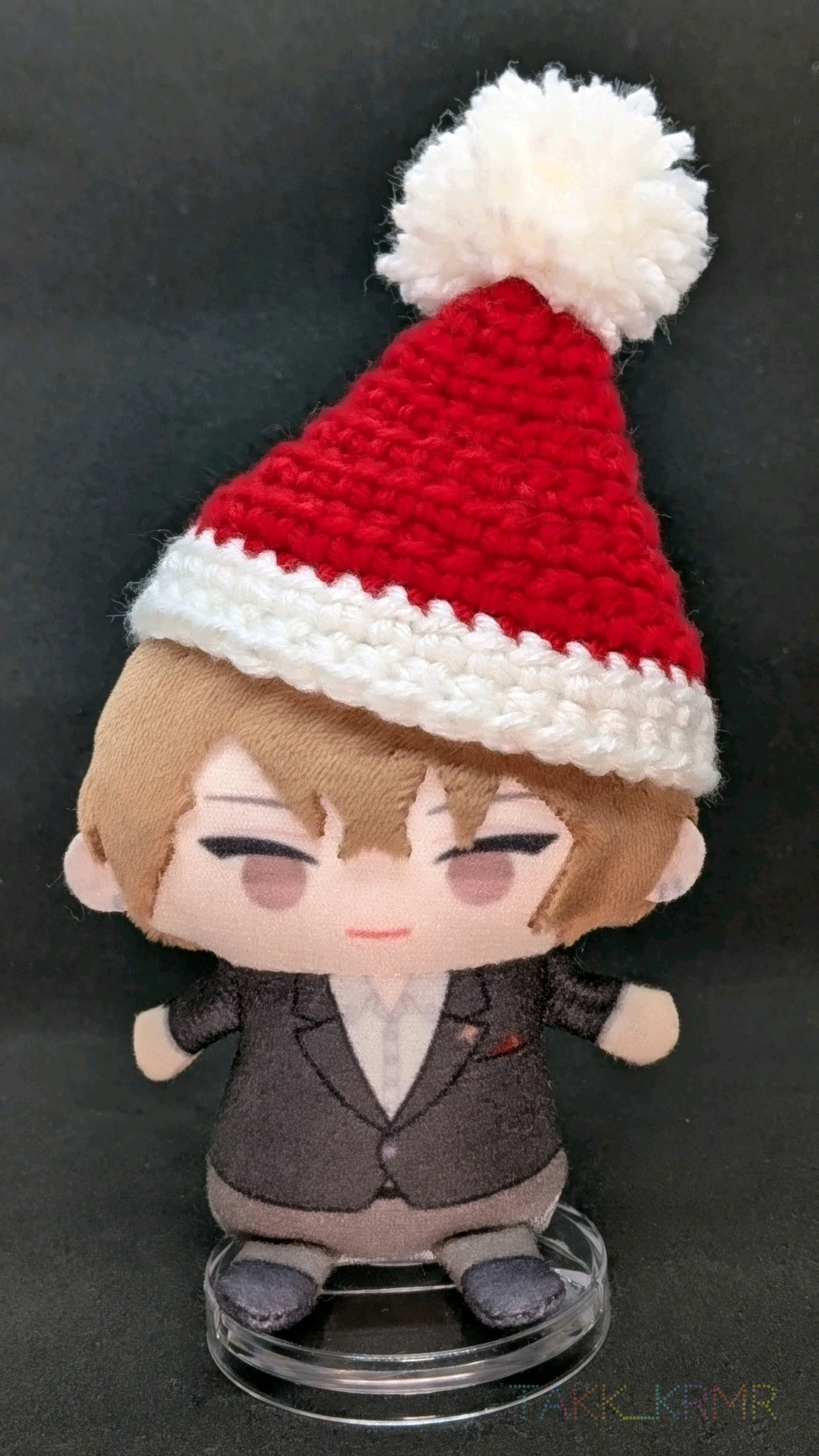 ぱぺのサンタ帽子を編んでみた【かぎ針編み・ぬい活】｜くろまる｜ぬい