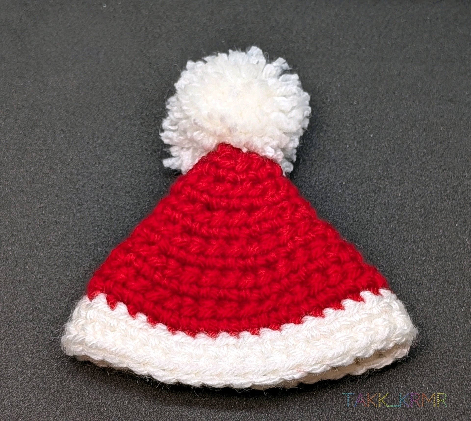 ぱぺのサンタ帽子を編んでみた【かぎ針編み・ぬい活】｜くろまる｜ぬい