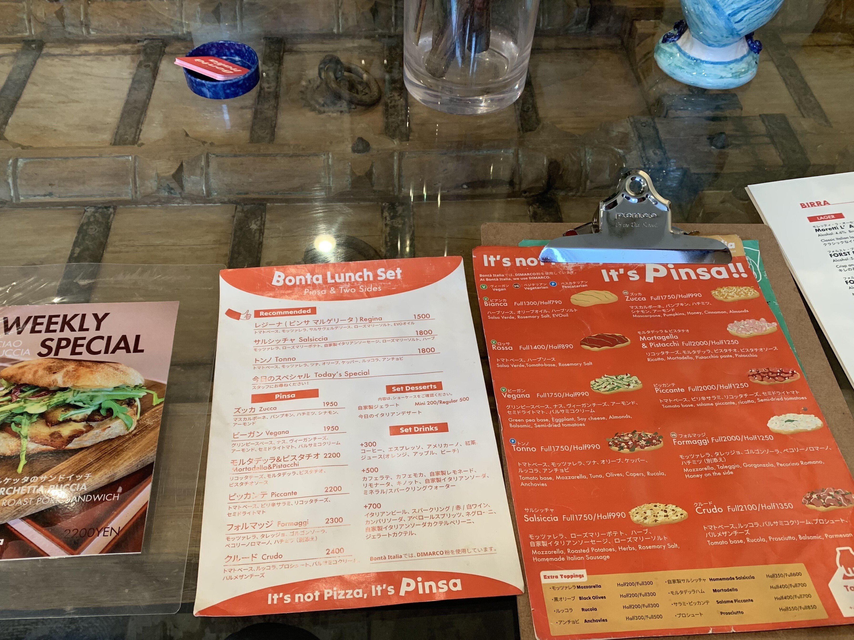 ピッツァではなくピンサ【ボンタイタリア】＠代官山｜ジョリオ