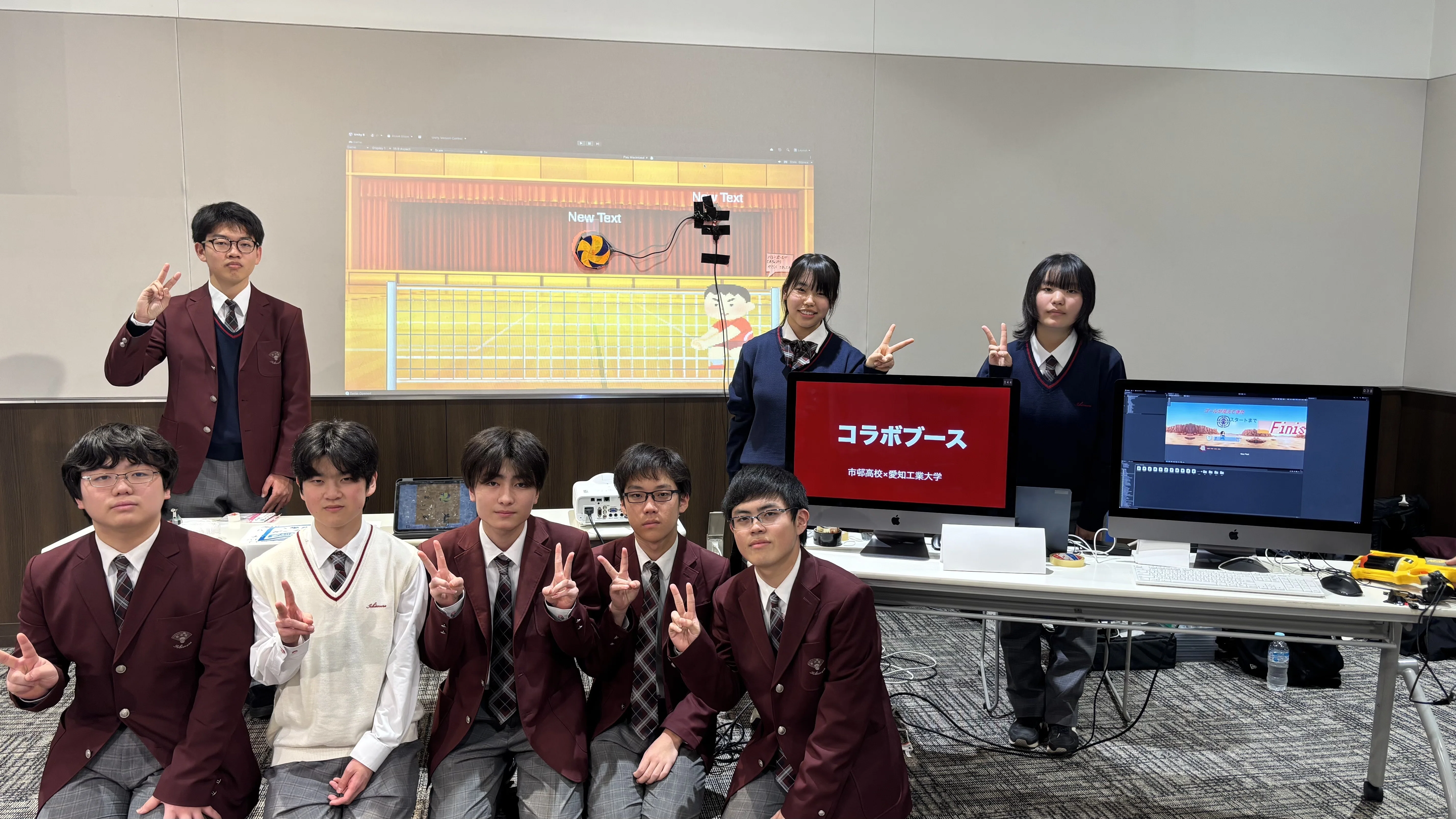 高大連携》作ったゲームが300人の前に｜愛知工業大学×市邨高校｜AIT