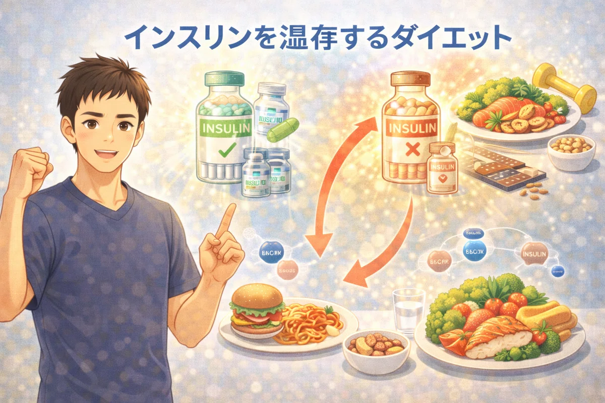 インスリン温存ダイエット=食事回数自然適正化|尊厳(自己+他者+身体+宇宙)の個性化