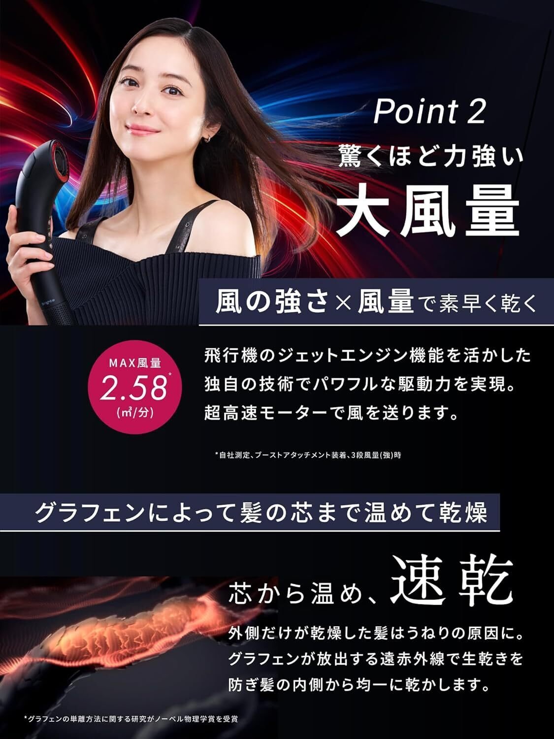 【佐々木希 アンバサダー】Brighte シャワードライヤー ナノミスト搭載 Amazon | Brighte ブライト 【公式限定/佐々木希 アンバサダー