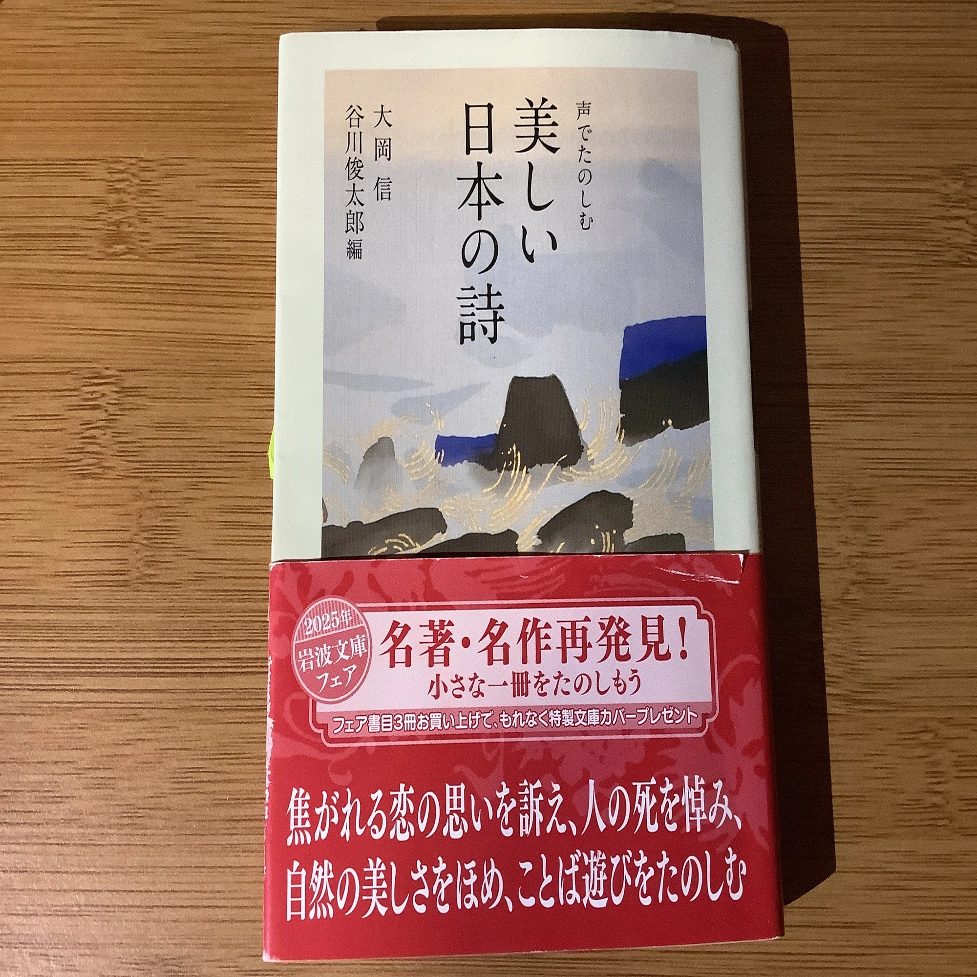 本のこと 『美しい日本の詩』と『折々のうた三六五日』と、大岡信さん 