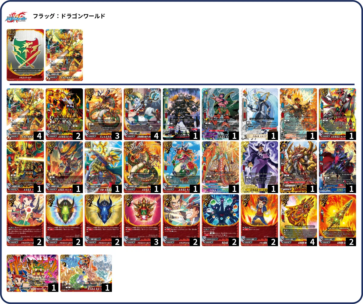 バディファイト】構築デッキ デッキリスト まとめ｜時雨