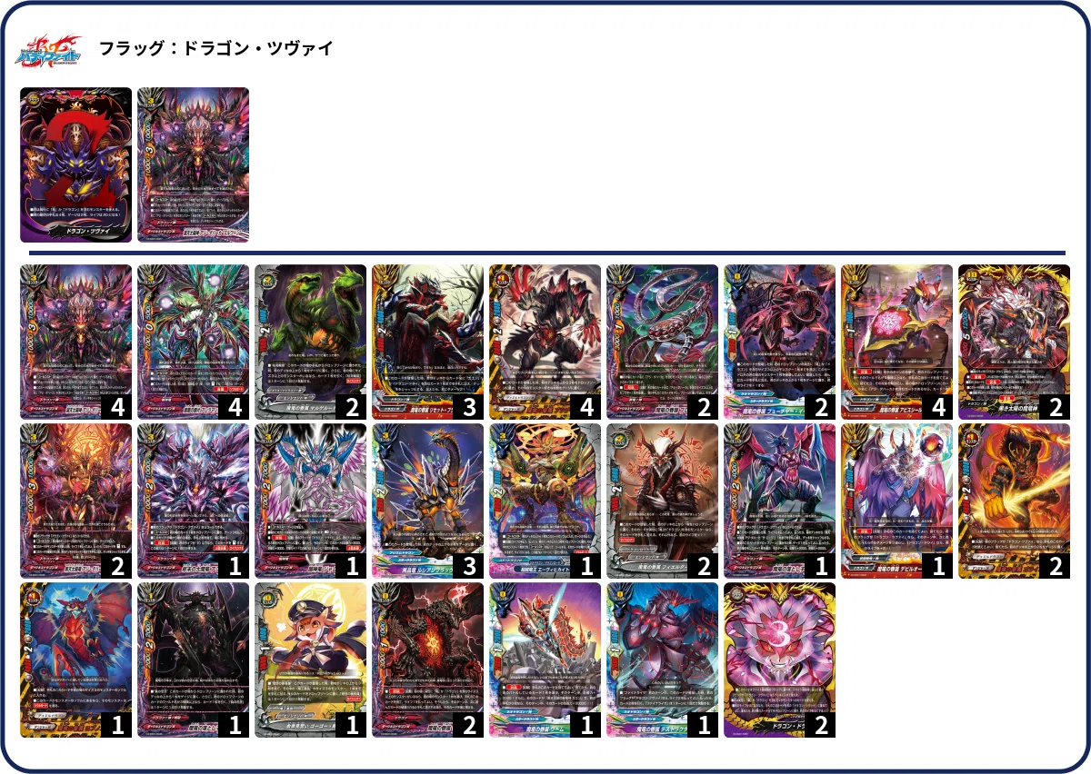 バディファイト】構築デッキ デッキリスト まとめ｜時雨