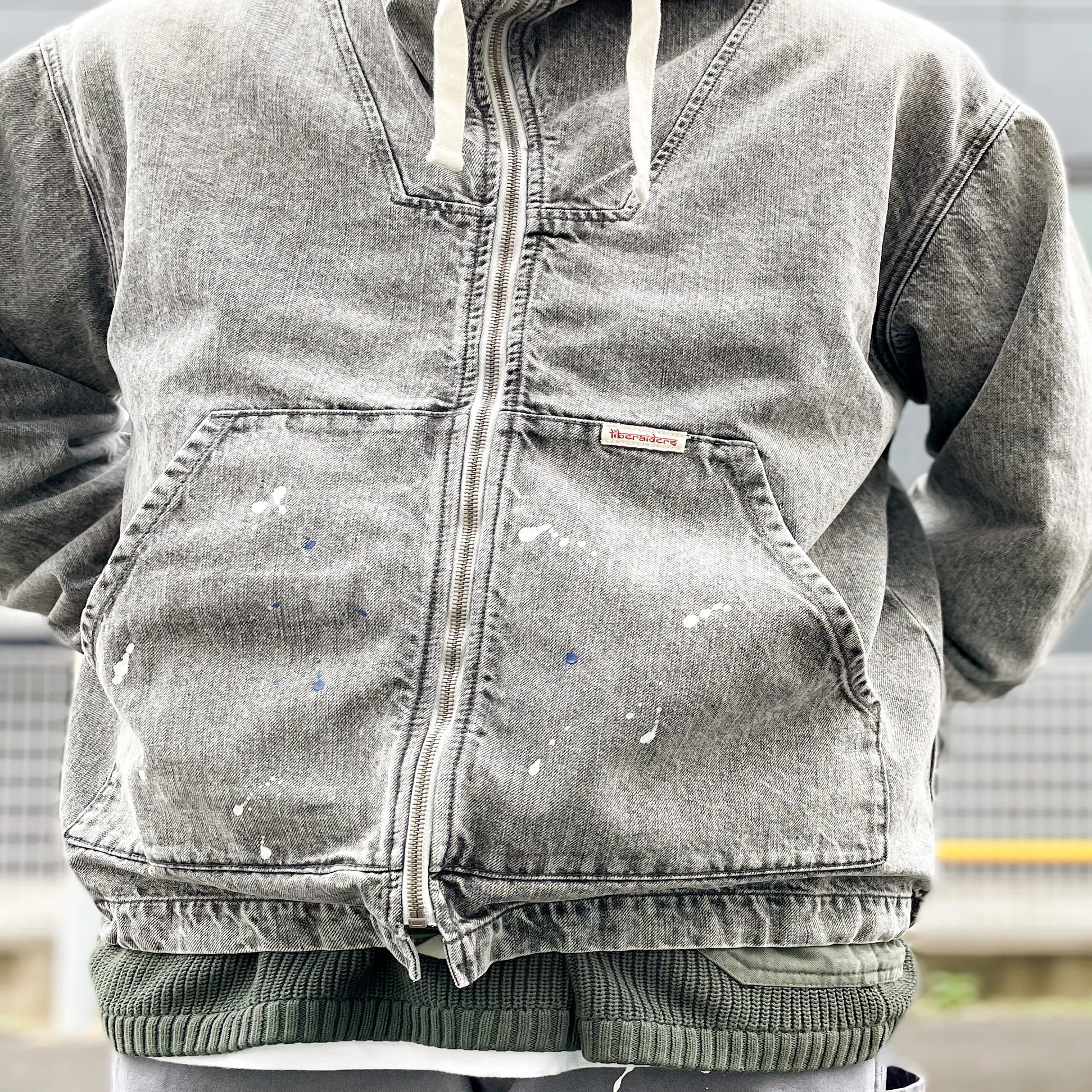 Liberaiders®︎ - DENIM ZIP HOODIE｜Tieup