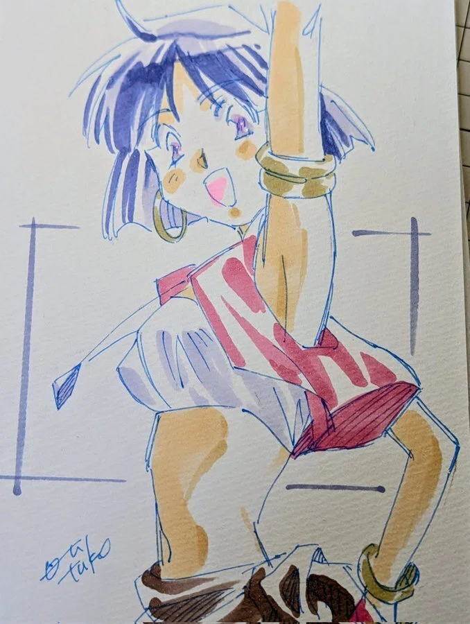 100均スケブにひたすら絵を描いています|otutomoyu 100均スケブにひたすら絵を描いています|otutomoyu
