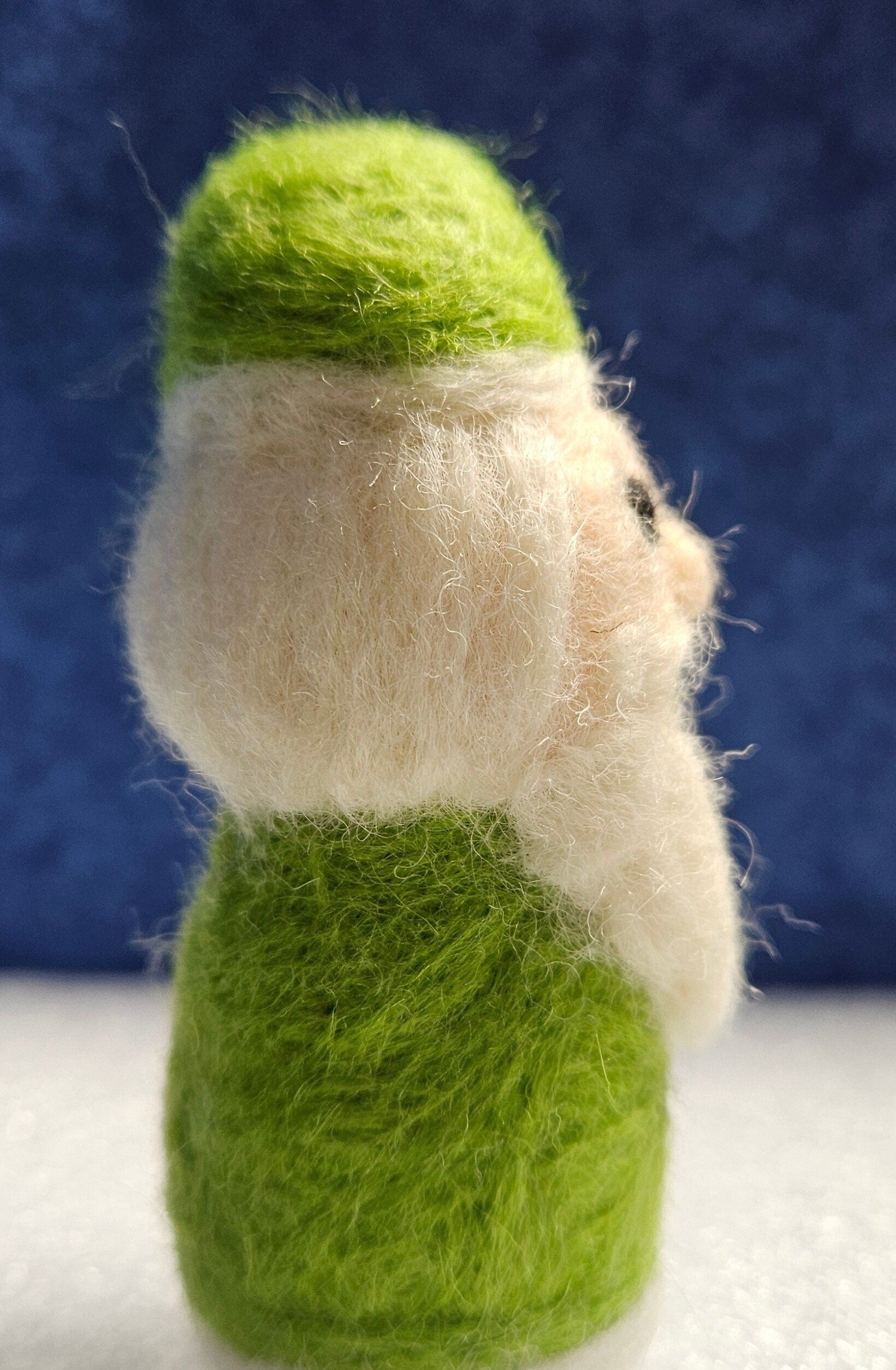 羊毛フェルト6】 グリーンサンタ｜橙菊流古春