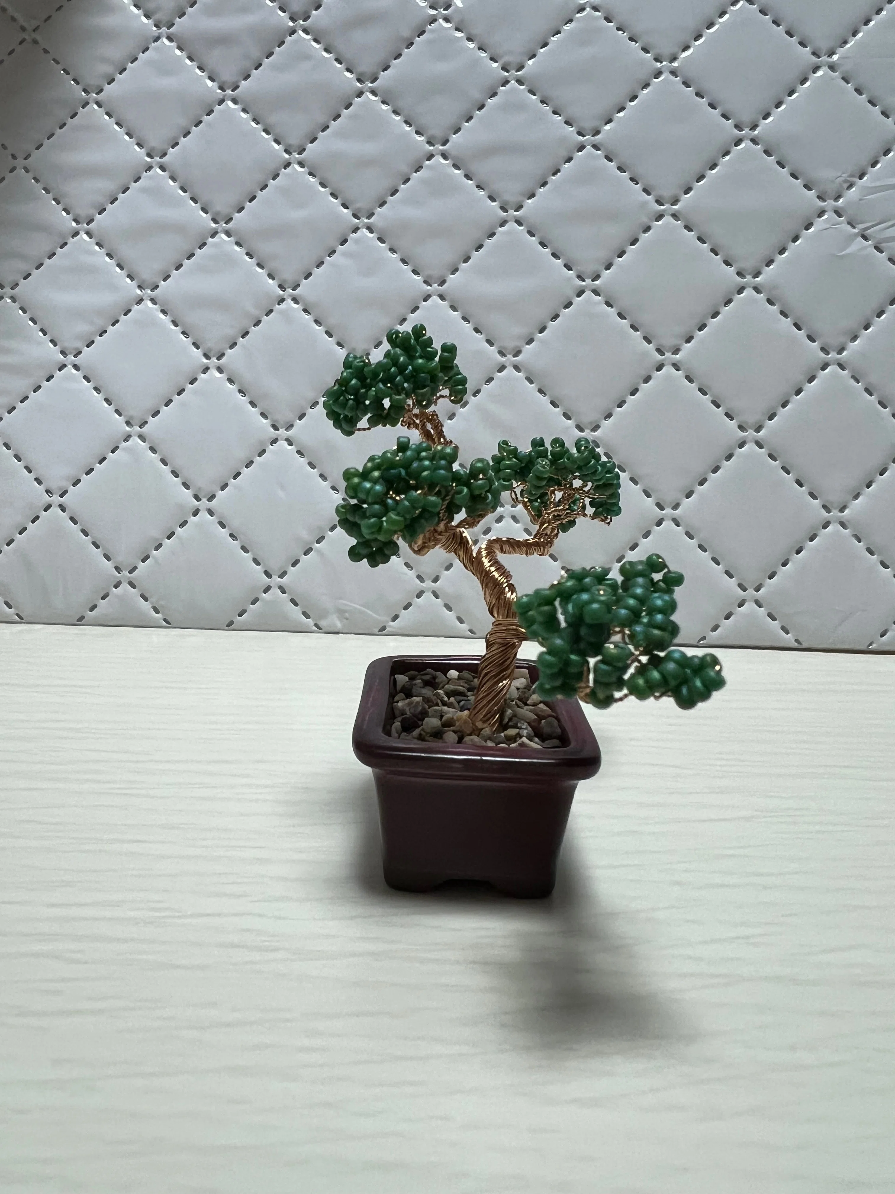 ハンドメイド ワイヤー盆栽 ワイヤー盆栽アートオブジェ