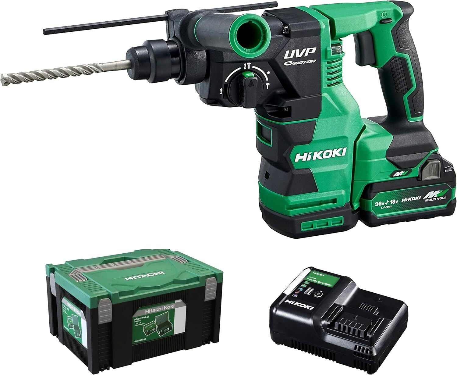 ✨HiKOKI　中古美品　HD3628DA　充電式ハンマドリル 36V　28ｍｍ　本体のみ✨うるま市田場✨ プロ仕様の決定版】HiKOKI DH3628DA 36V充電式ロータリハンマドリル