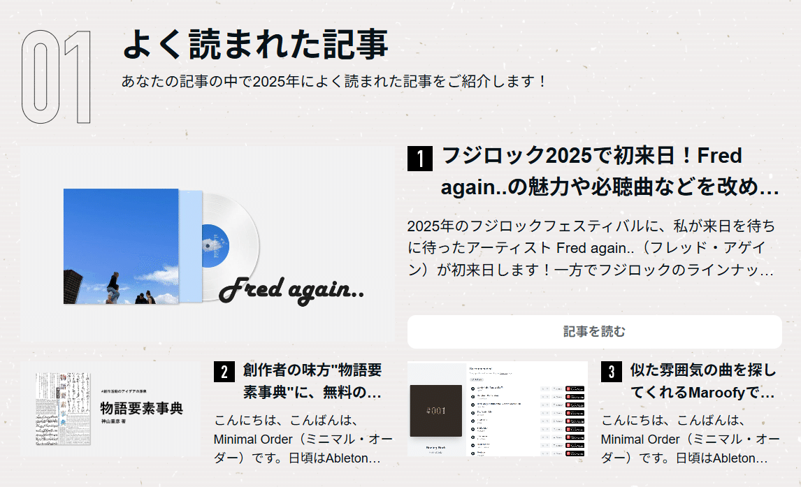 数字と運用で振り返る、2025年のブログ活動まとめ｜Minimal Order