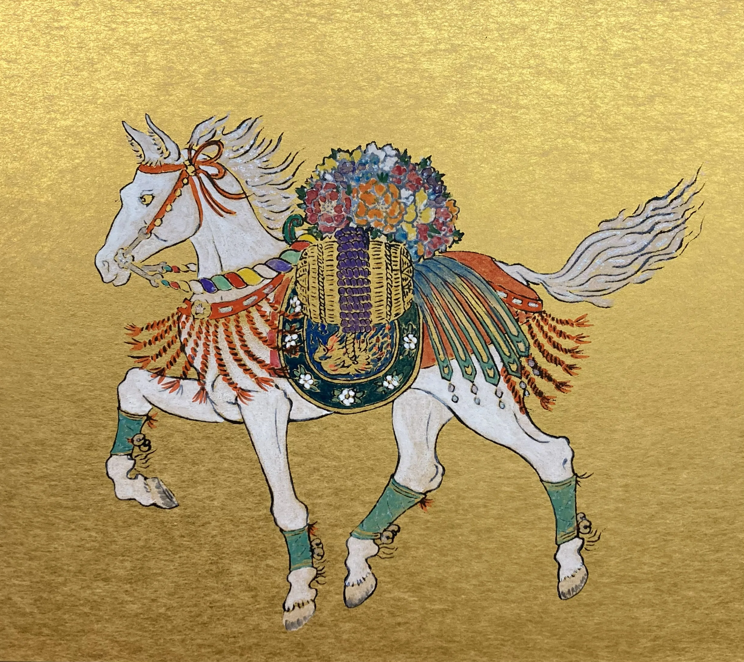 干支絵 午｜Toru Hasegawa