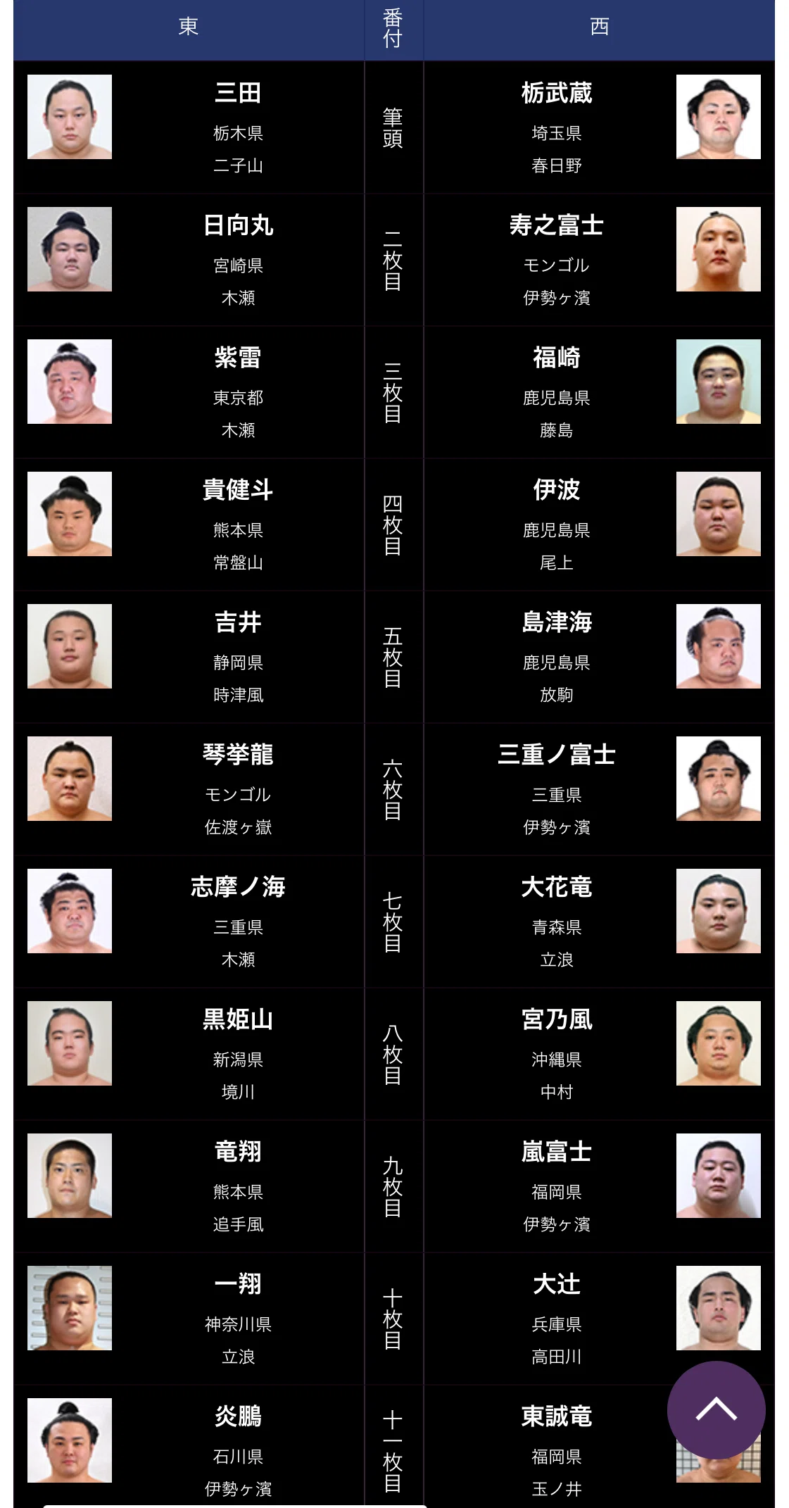 大相撲 番付 発表 日