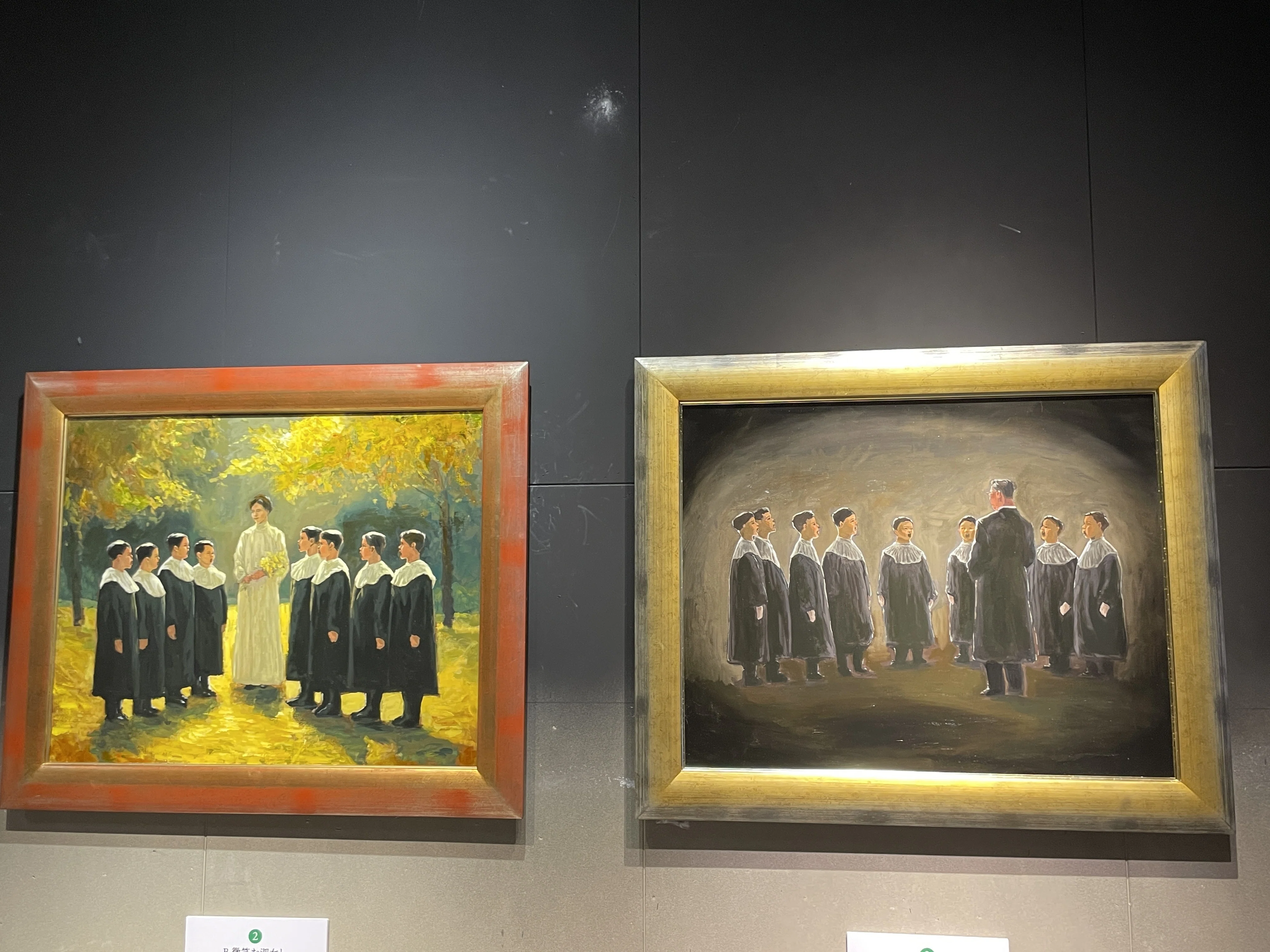 視てはいけない絵画展に行ってきた｜村の子供