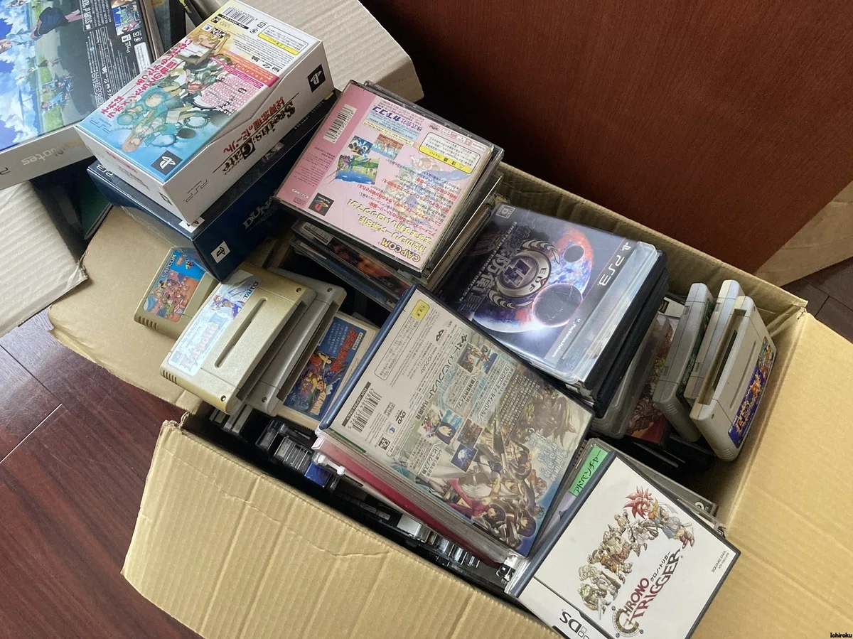 長年溜め込んだゲームソフトを処分した話｜いちろく📷️