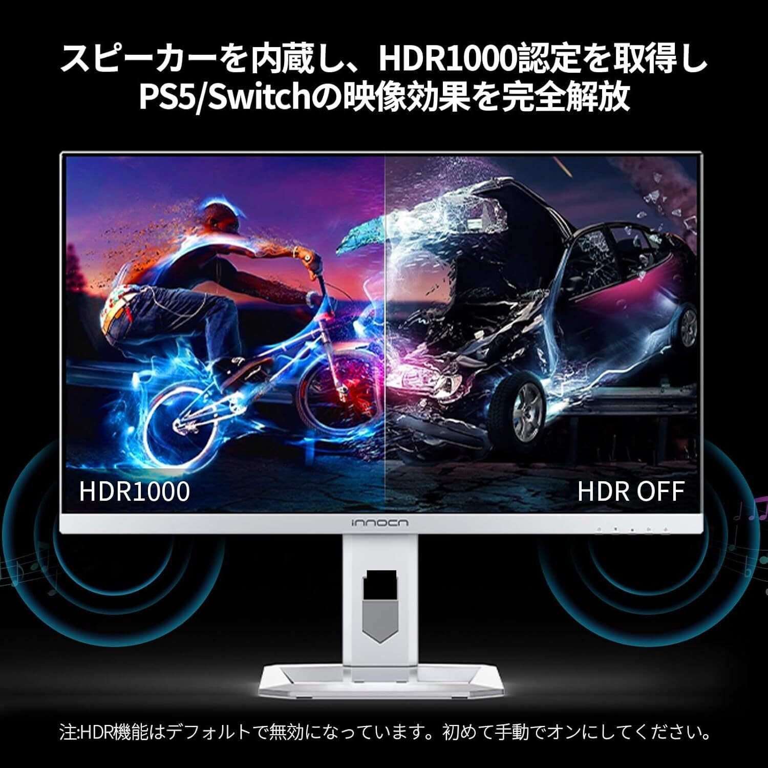 ディスプレイ・モニター本体 INNOCN 27M2V Amazon.co.jp: INNOCN 27M2V 27インチ ゲーミングモニター 4K ミニLED