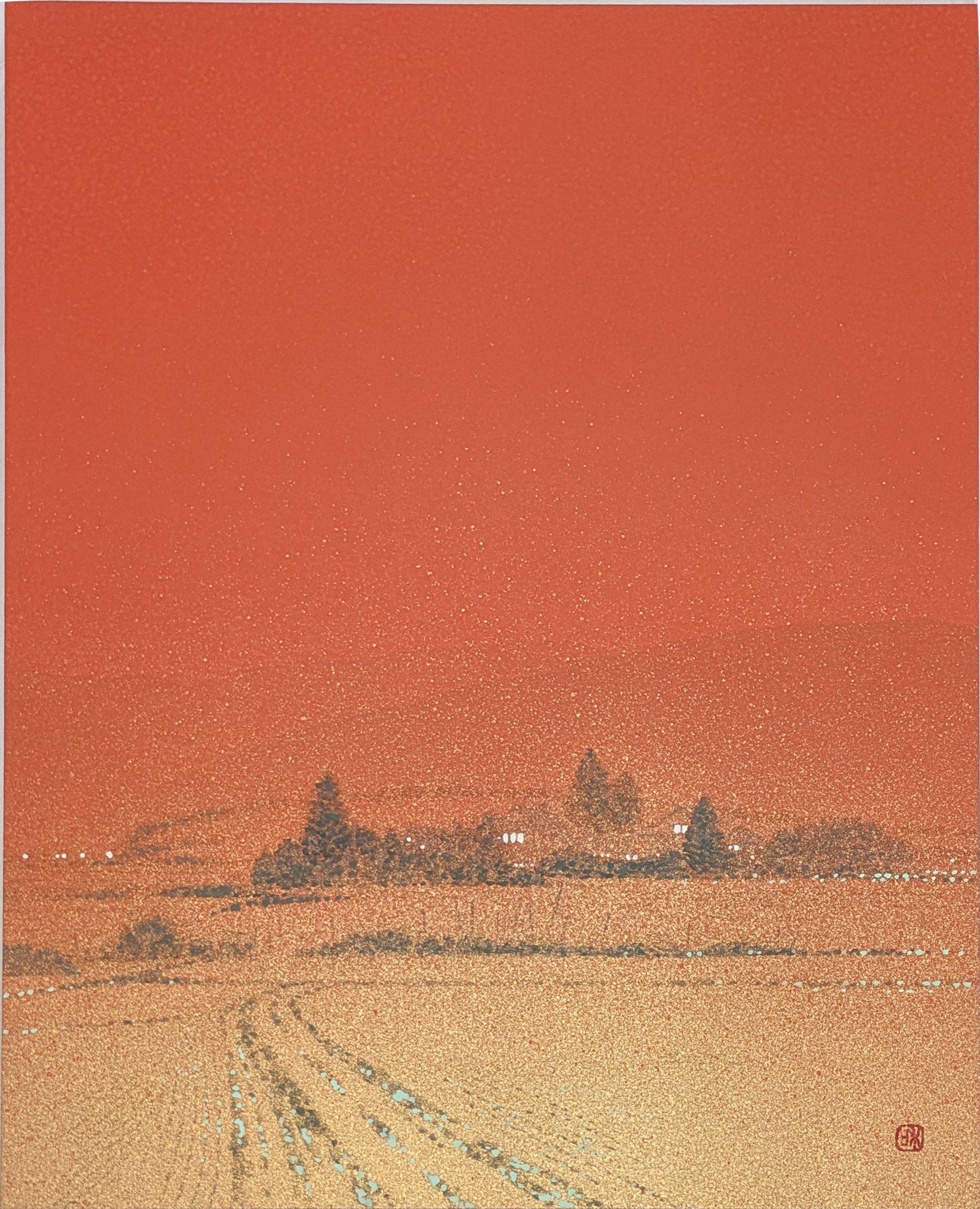 朱に染まる時──斉藤和「朱けの時」姫路展に寄せて｜ギャラリーワオ