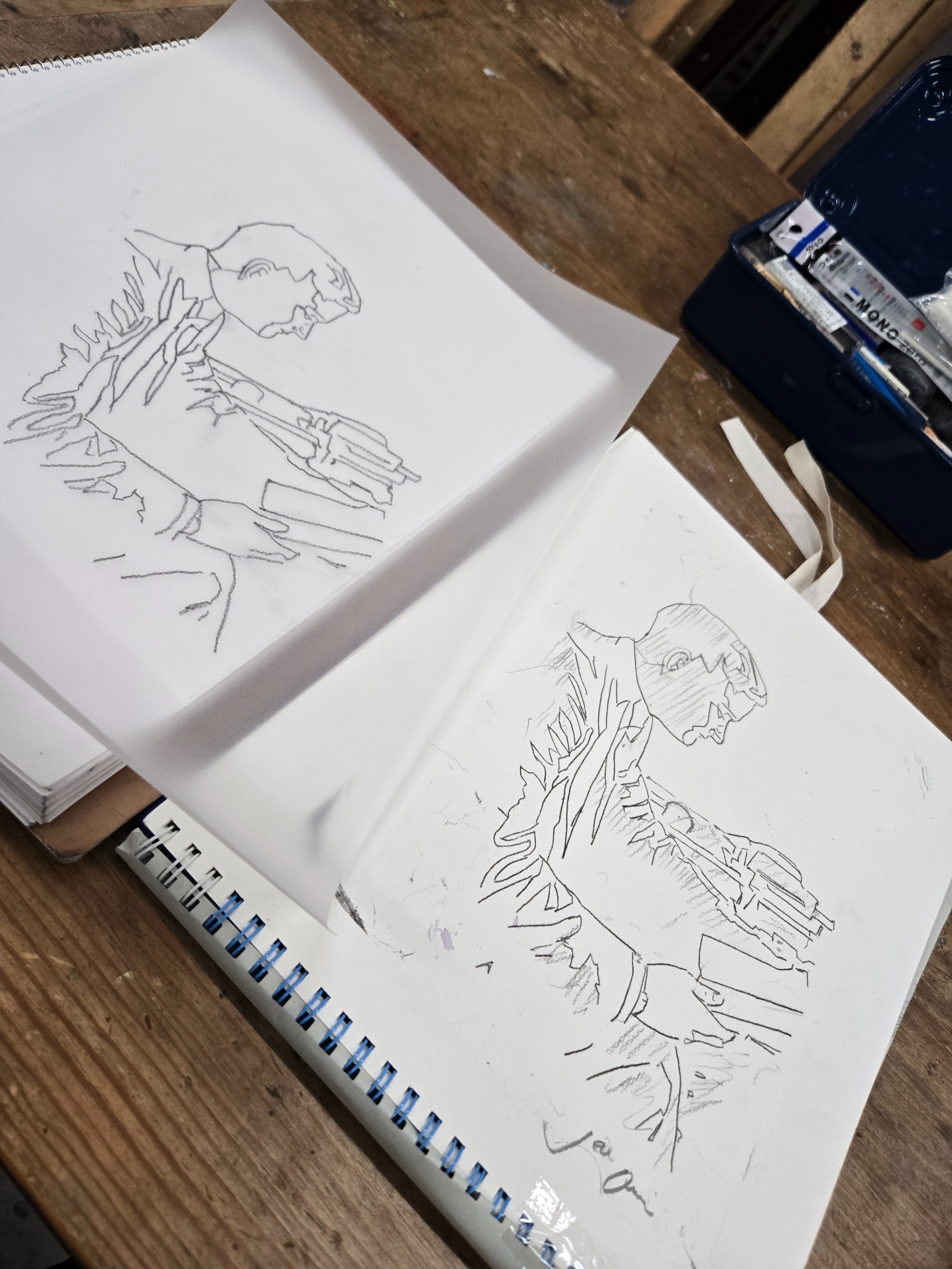 油彩画のためのエスキース 油絵画の制作過程、エスキースから始める｜Joe7771