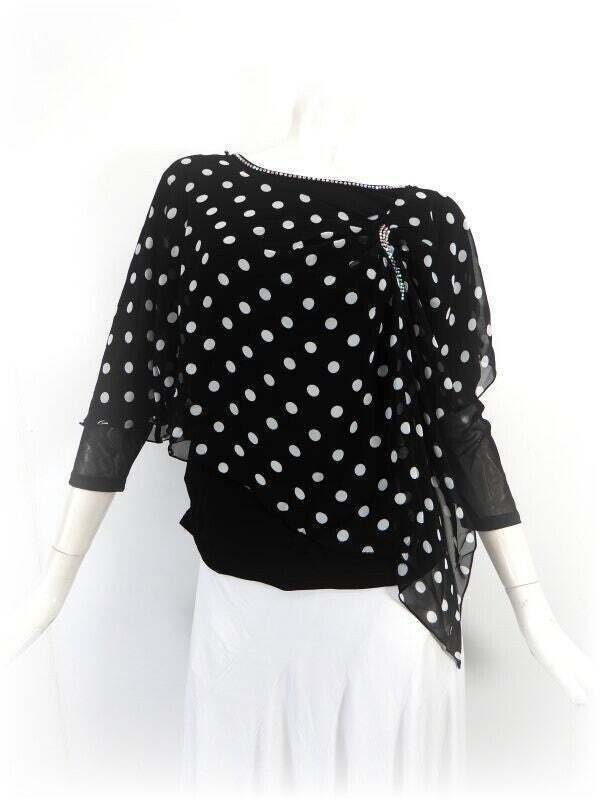 セットアップできます！ドット柄アイテム｜社交ダンス衣装アルル