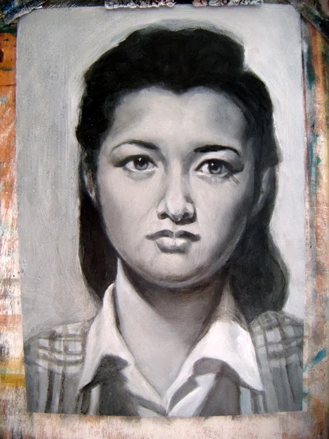 都志良三肖像画大全（55）高峰秀子さん ( 1924 - 2010 ) Japan を