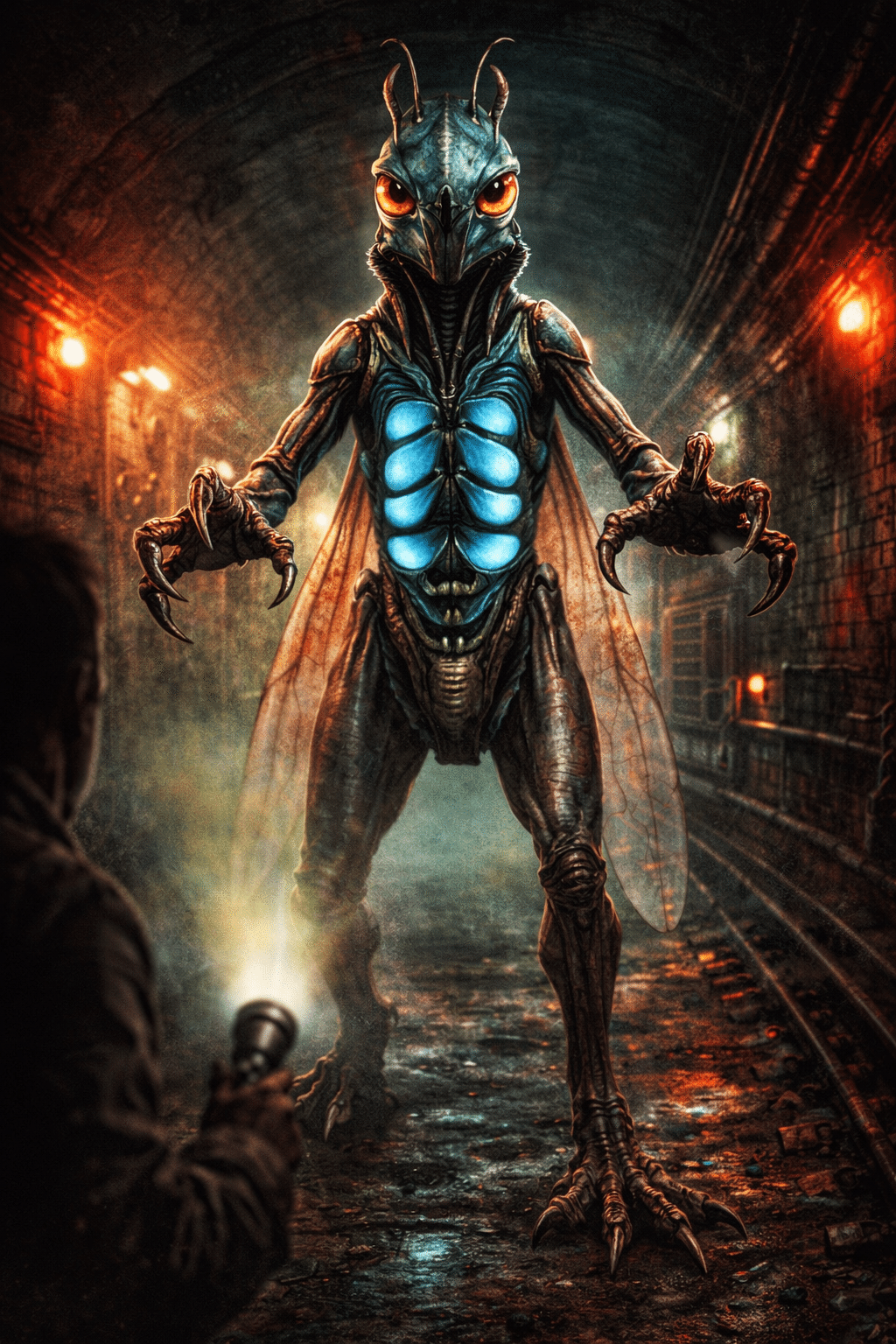 作画実験 2025年人型怪人｜美和, image size:1024x1536