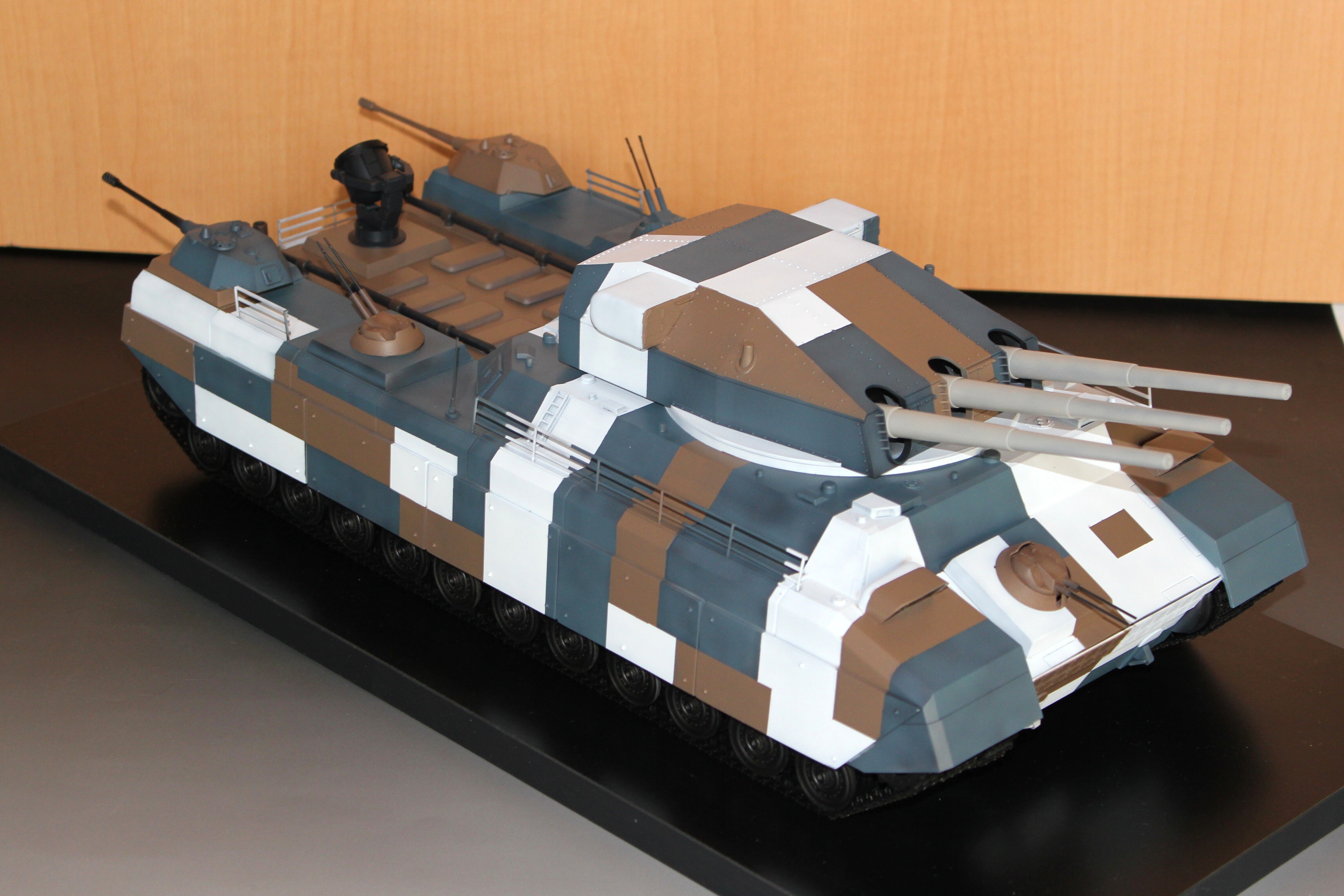 専用　1/144 ラーテ製作 1/144 陸上巡洋艦 P1000ラーテ(プロトタイプ) & VIII号超重戦車 マウス