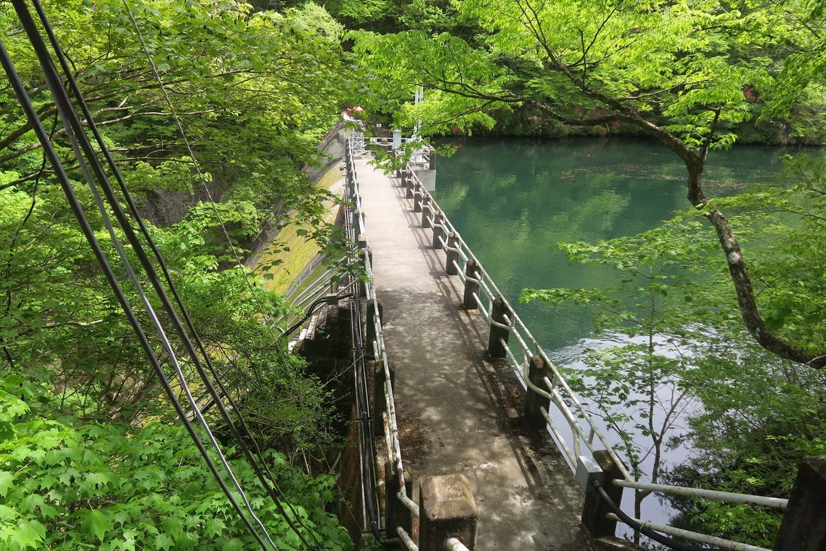 岩手県　大沢ダム　天端