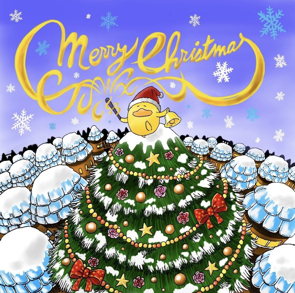 🎄クリスマスイラストとおまけ｜さわこり