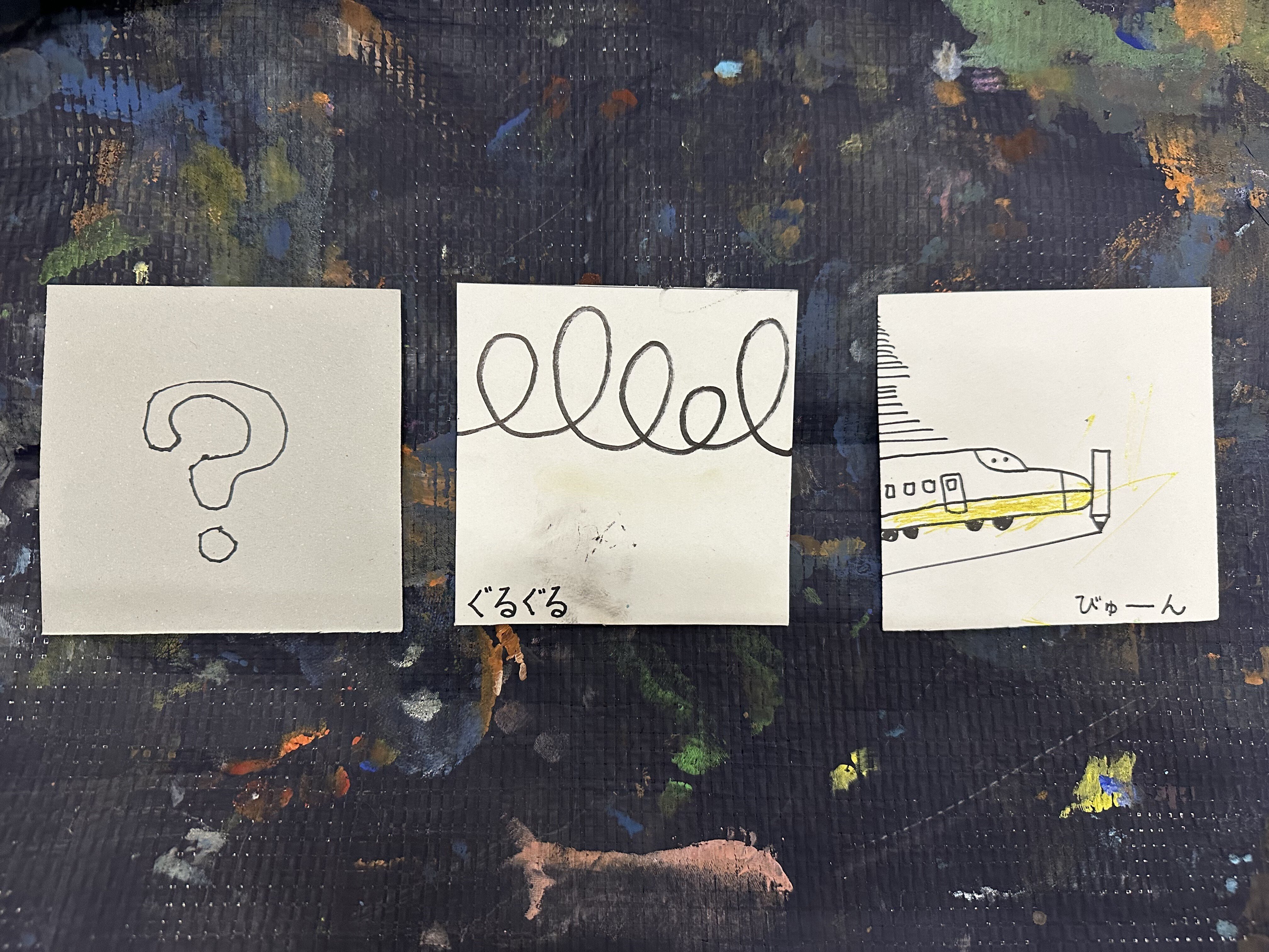 レポ・考察] 園児と大きな抽象絵画を制作しました｜山本雄基