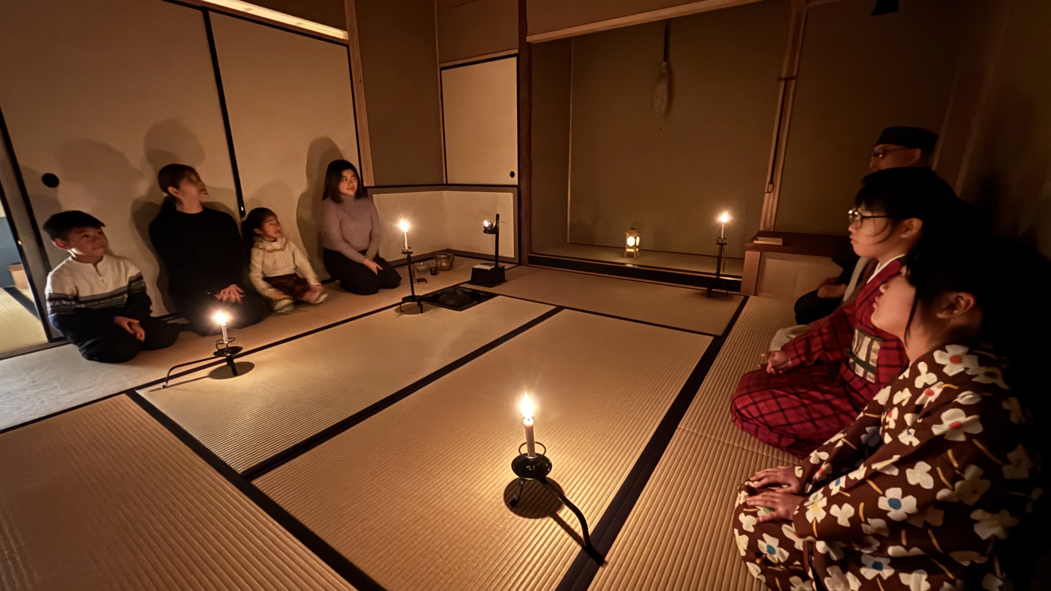 子ども茶道 夜咄｜カワカミ ユキヲ