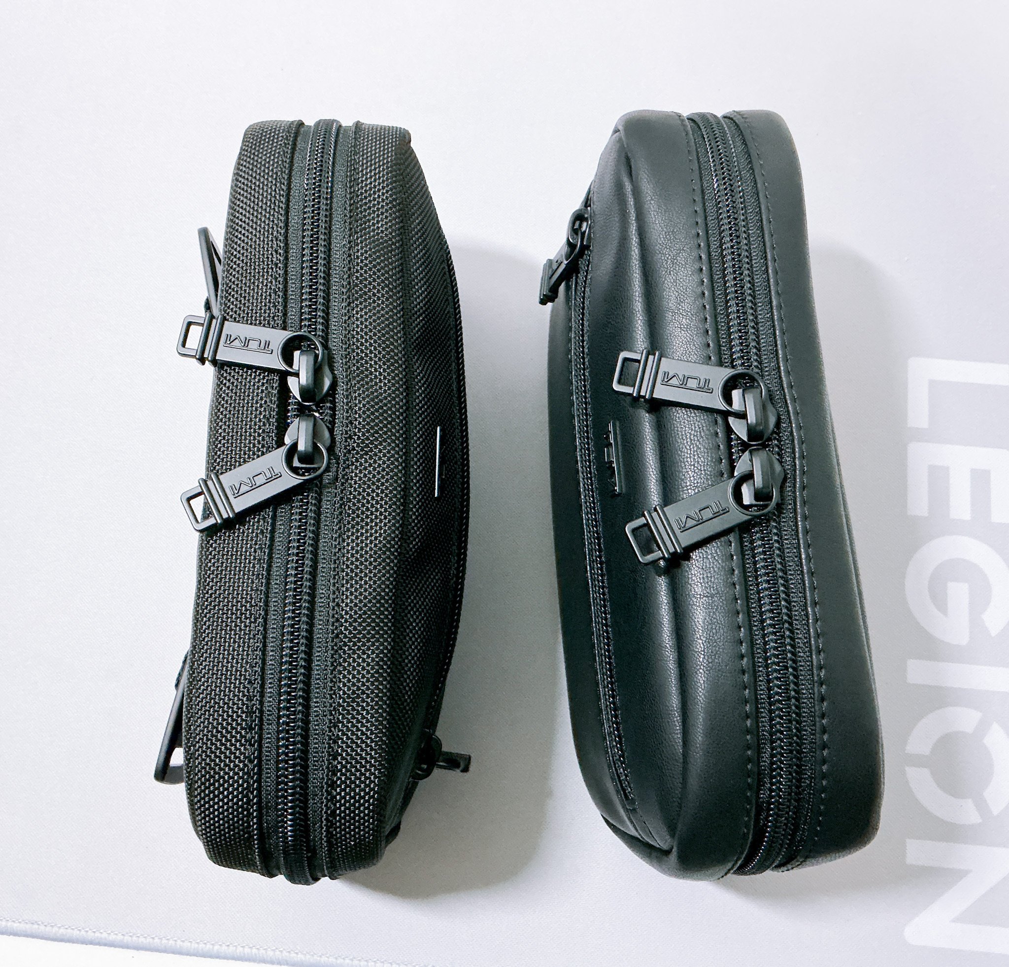 TUMI】レザーのポーチを購入してしまったので、開封して楽しむ【ジップ