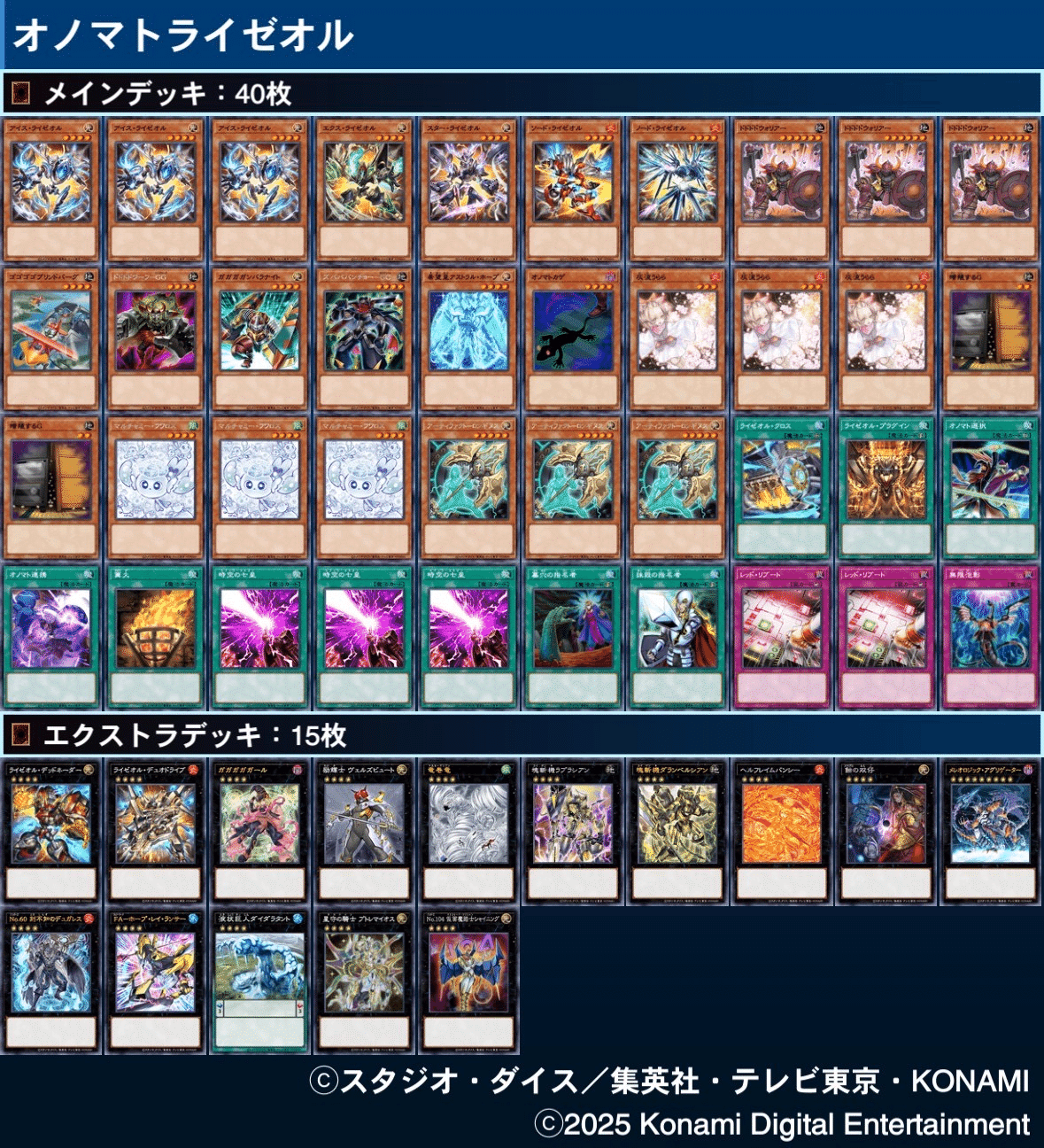 遊戯王マスターデュエル】DC 2025 DEC 78th 振り返りメモ【オノマト