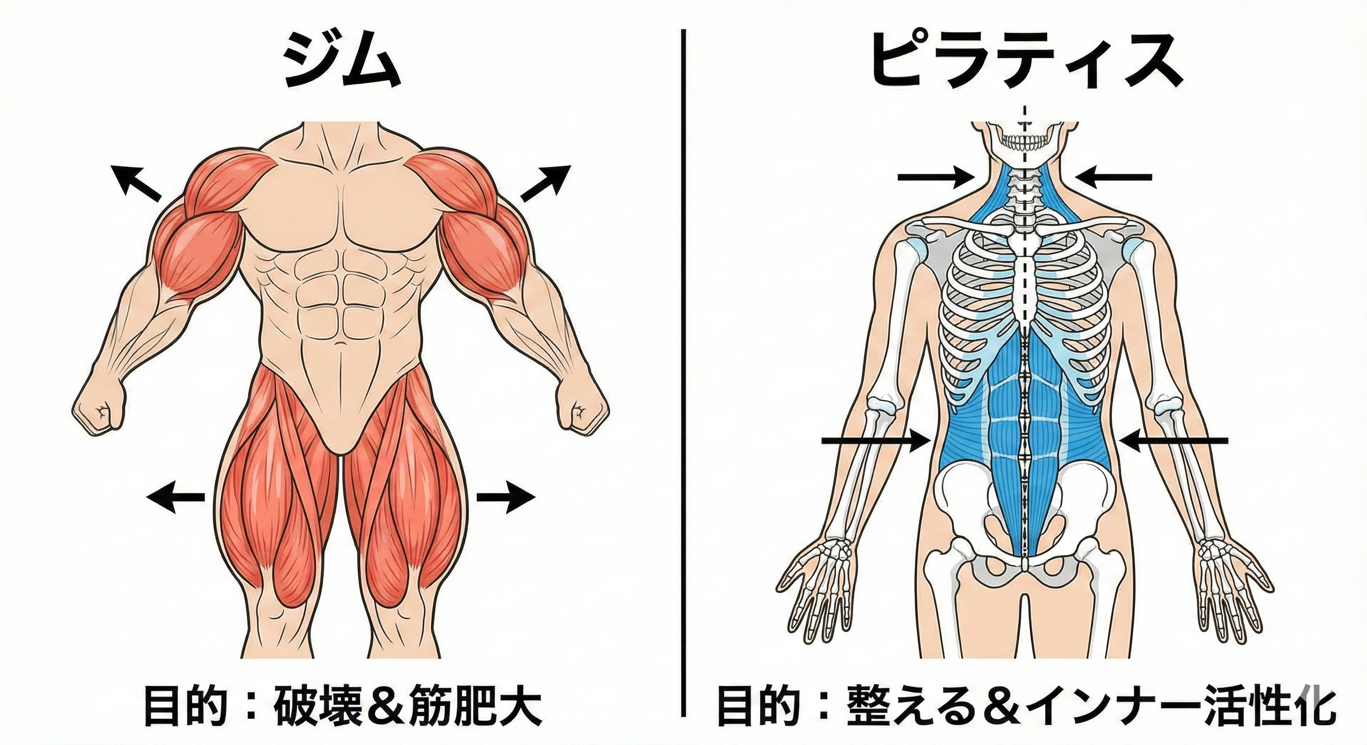ピラティス 筋肉 痛