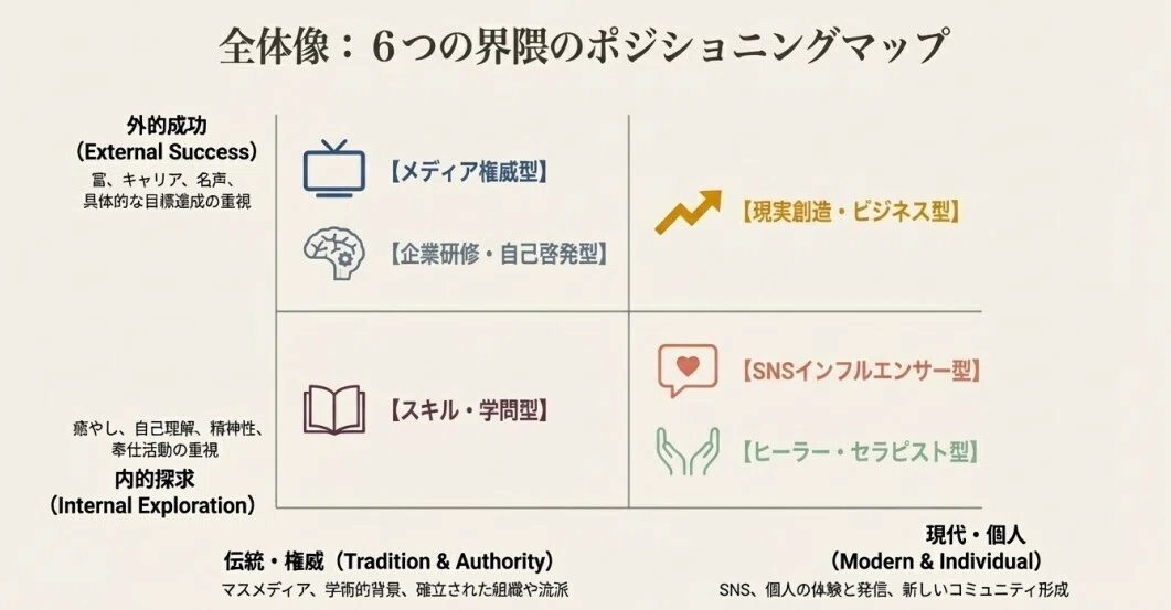 6つの界隈