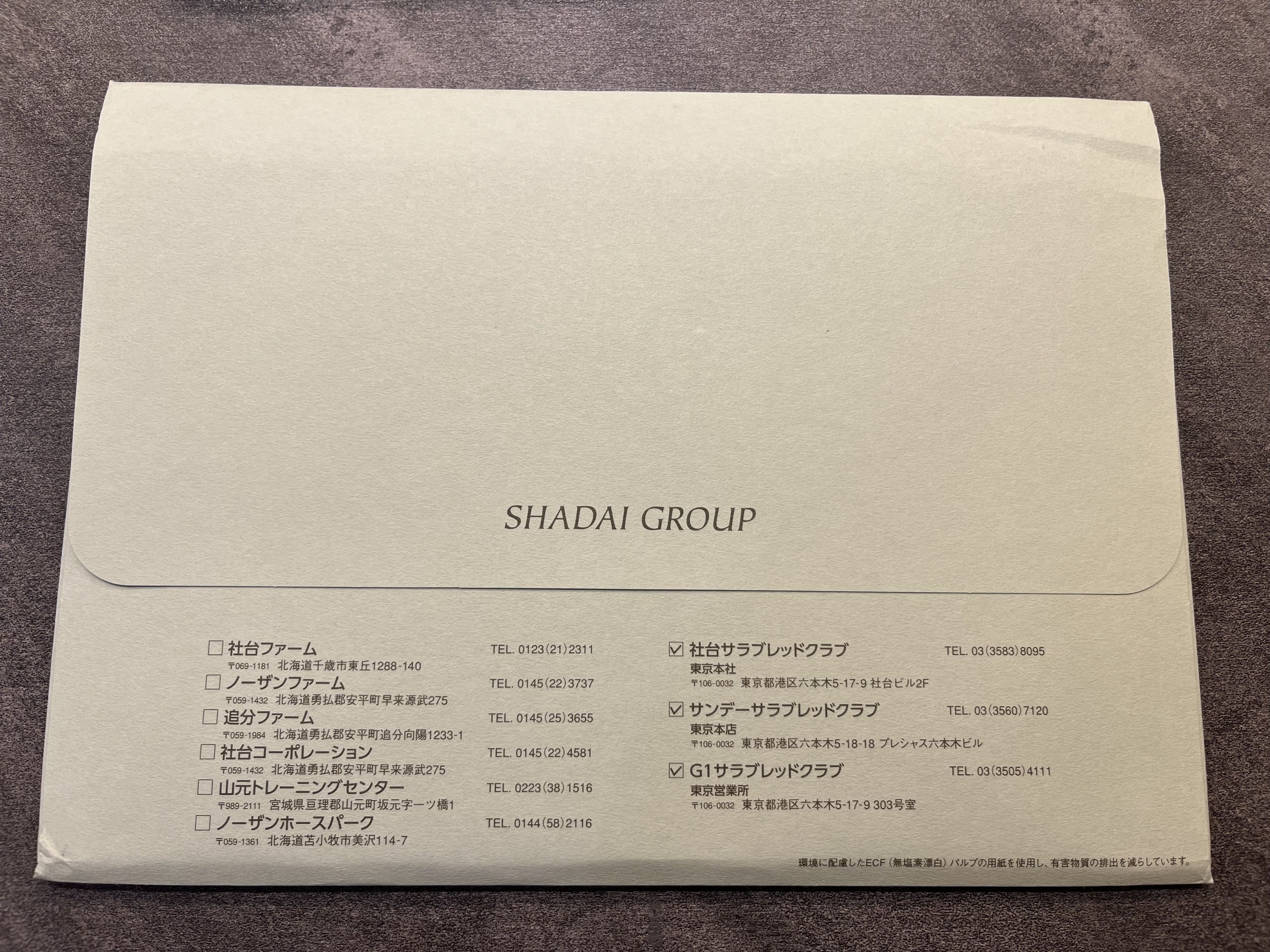 社台サンデー会員になると、毎年もらえるクリスマスプレゼント｜目指せ