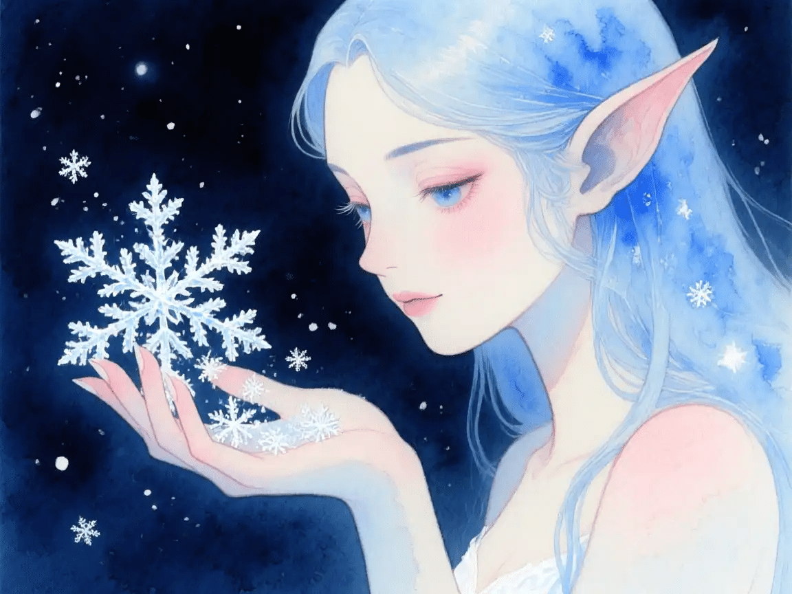 雪の妖精｜ふく