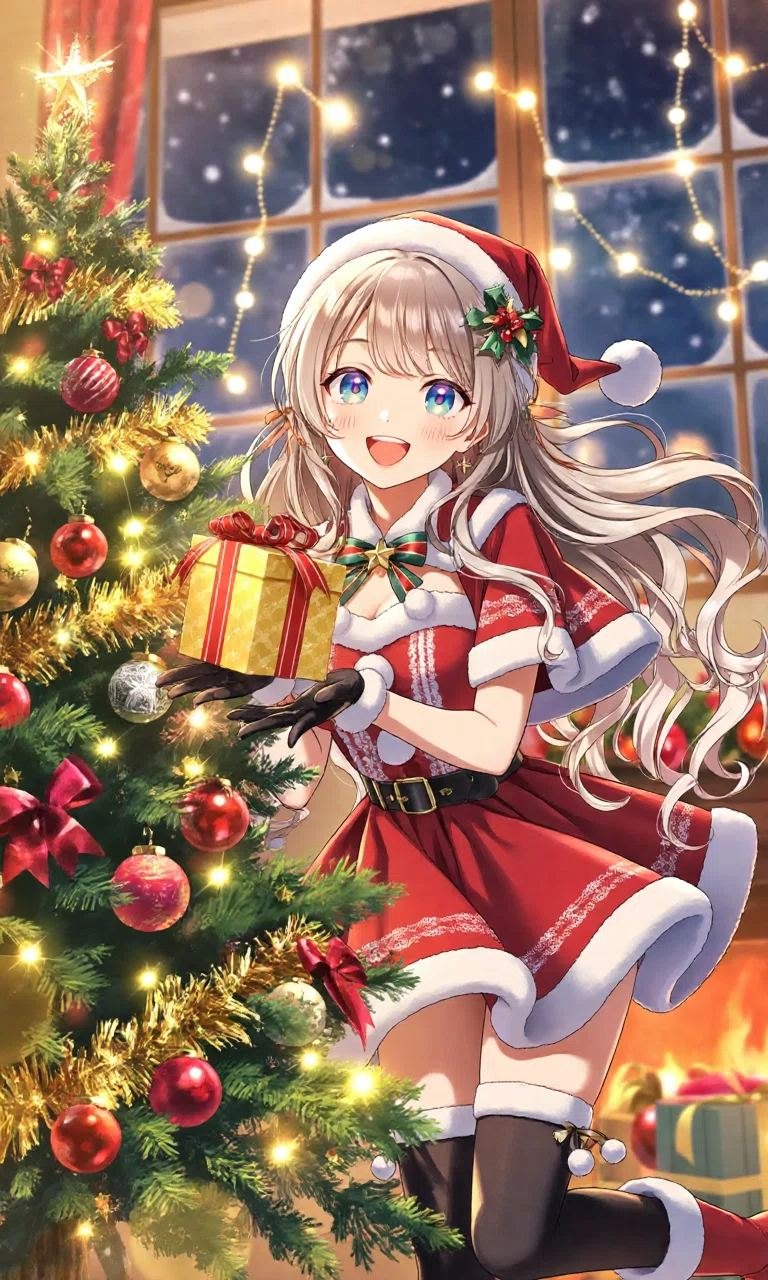 PixAIのクリスマスコンテストにイラスト投稿してみた！今回も超豪華